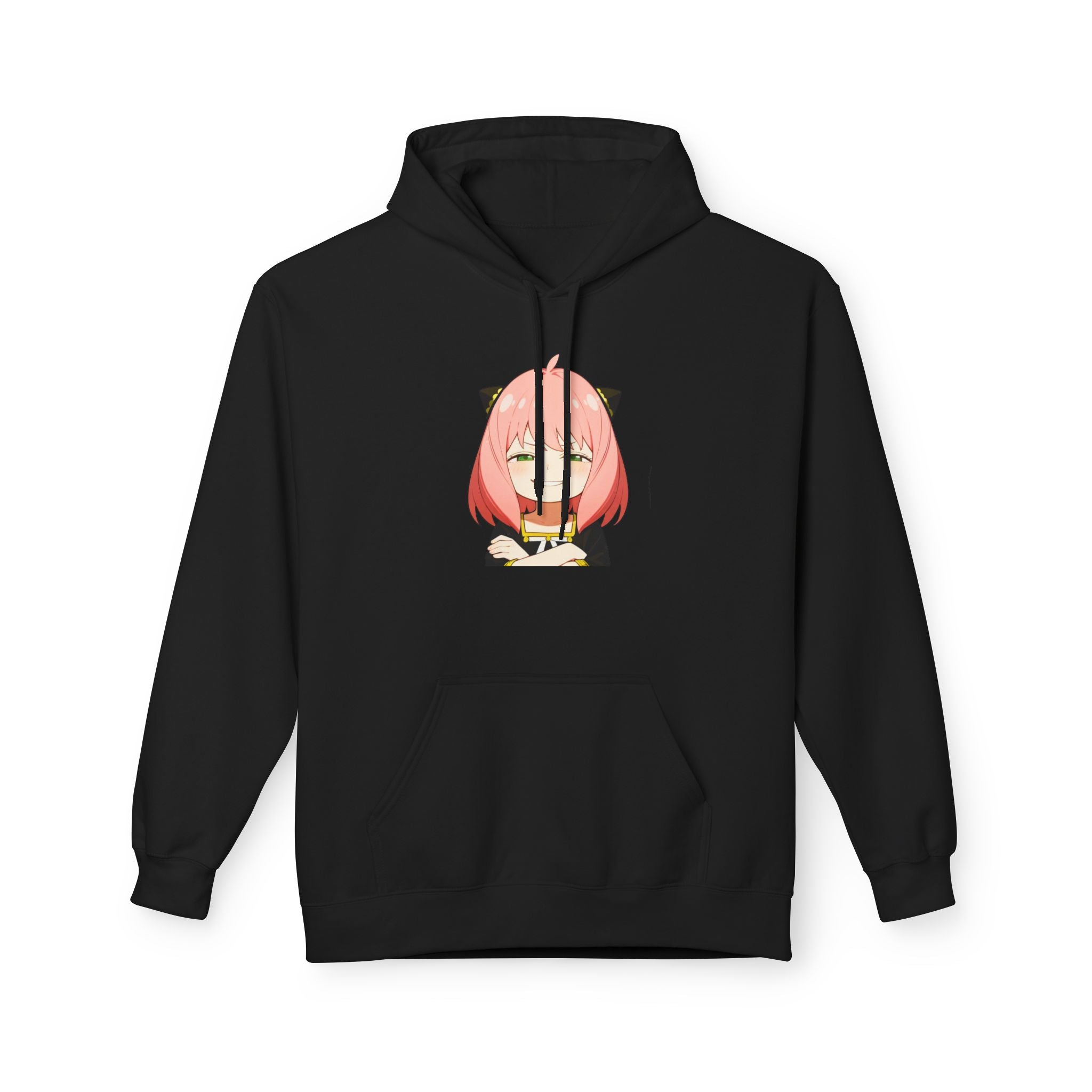 Cute Anime Couple Hoodie, Cozy Anime Fleece Hoodie, Unisex Gift for Nerds, Casual Streetwear, Unique Anime Merch, Perfect for Friends