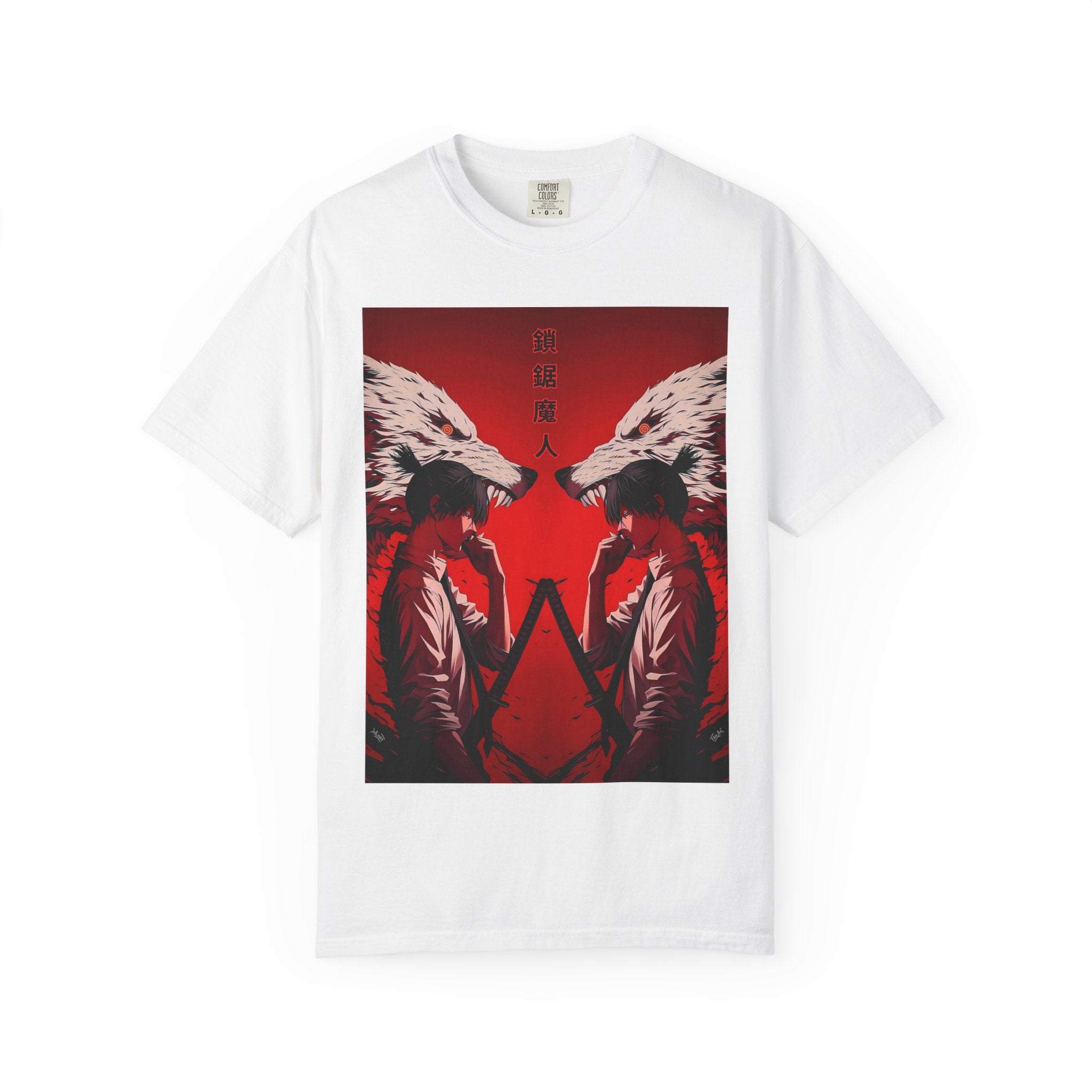 Red Wolf Reflection Tee | Unisex Graphic T-Shirt, Animal Lover Gift, Streetwear, Unique Art, Nature Theme