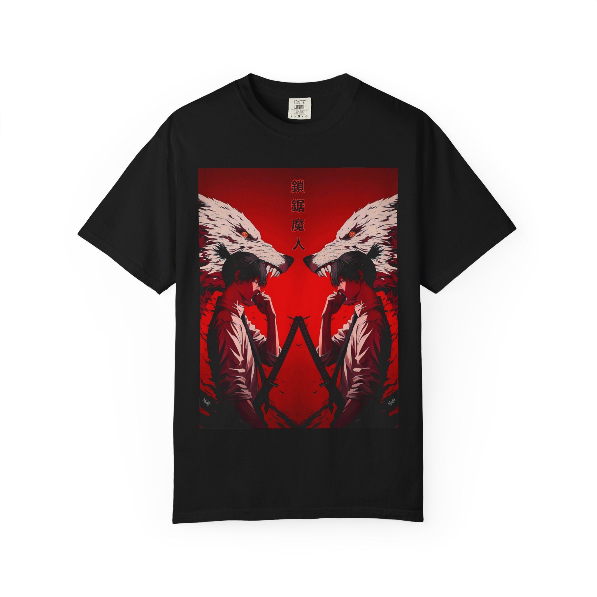 Red Wolf Reflection Tee | Unisex Graphic T-Shirt, Animal Lover Gift, Streetwear, Unique Art, Nature Theme