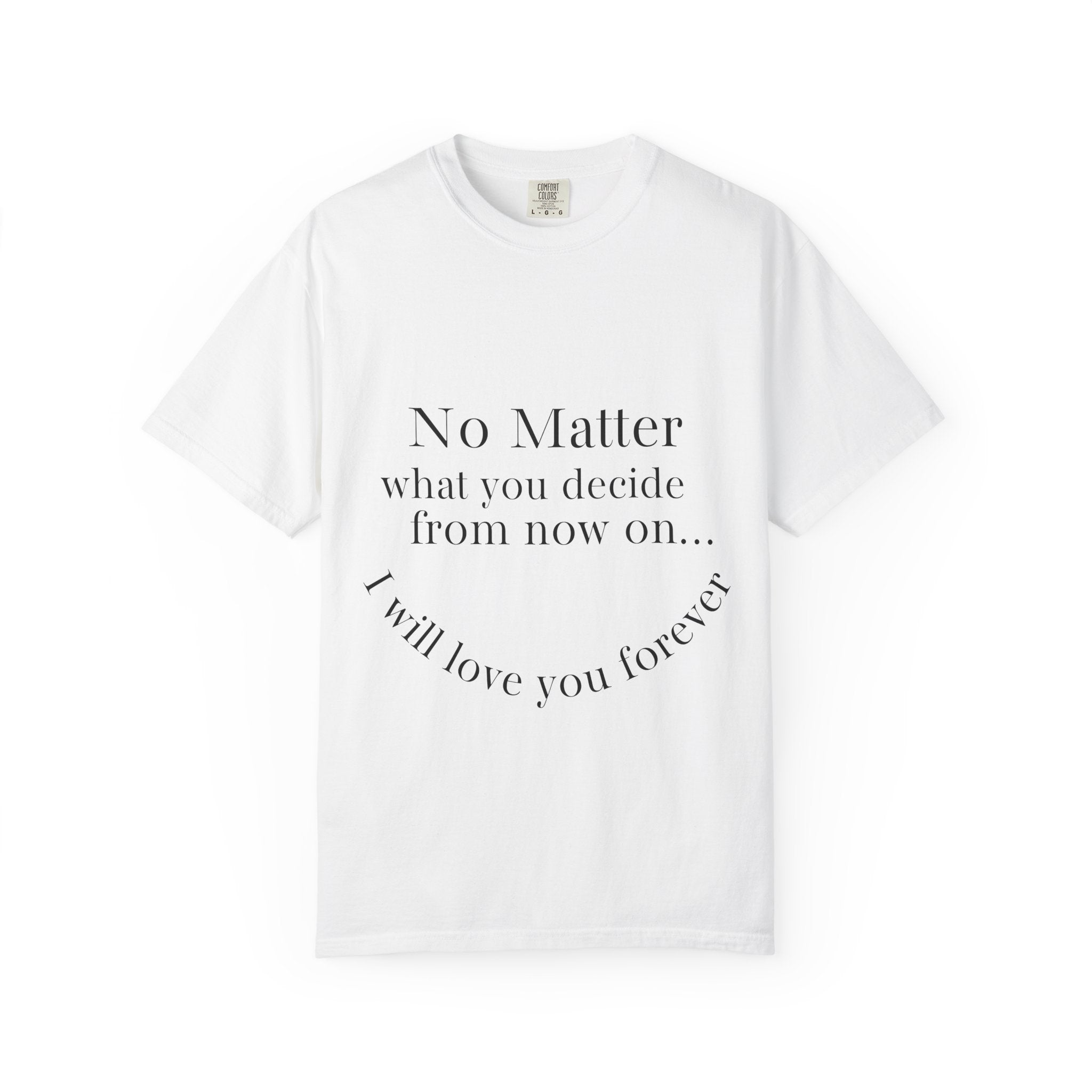 Unisex Love & Art T-Shirt | Gift for Couples, Inspirational Quote Tee, Streetwear Style, Unique Graphic Design Shirt