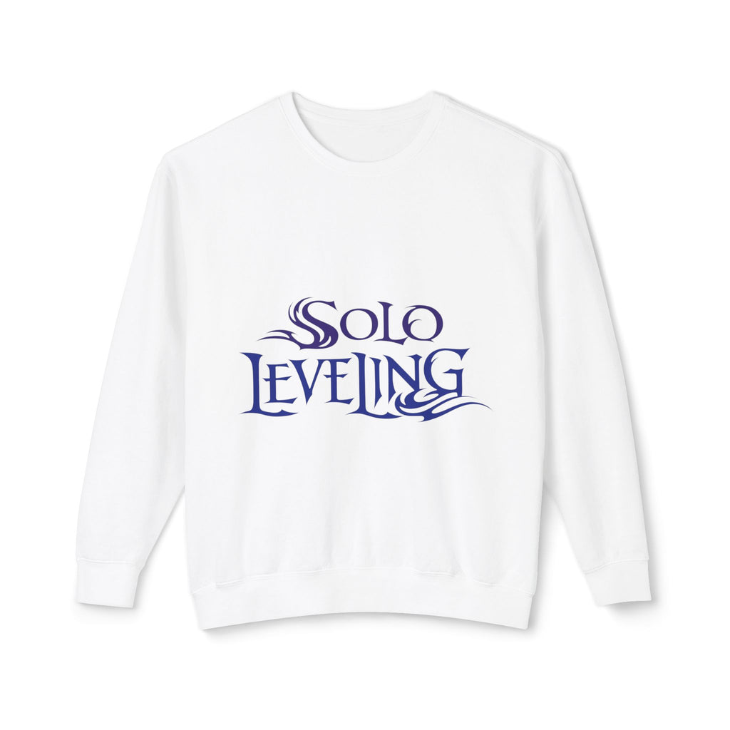 Unisex Lightweight Crewneck Sweatshirt, Solo Leveling Tee, Anime Sweatshirt, Gift for Fans, Cozy Crewneck