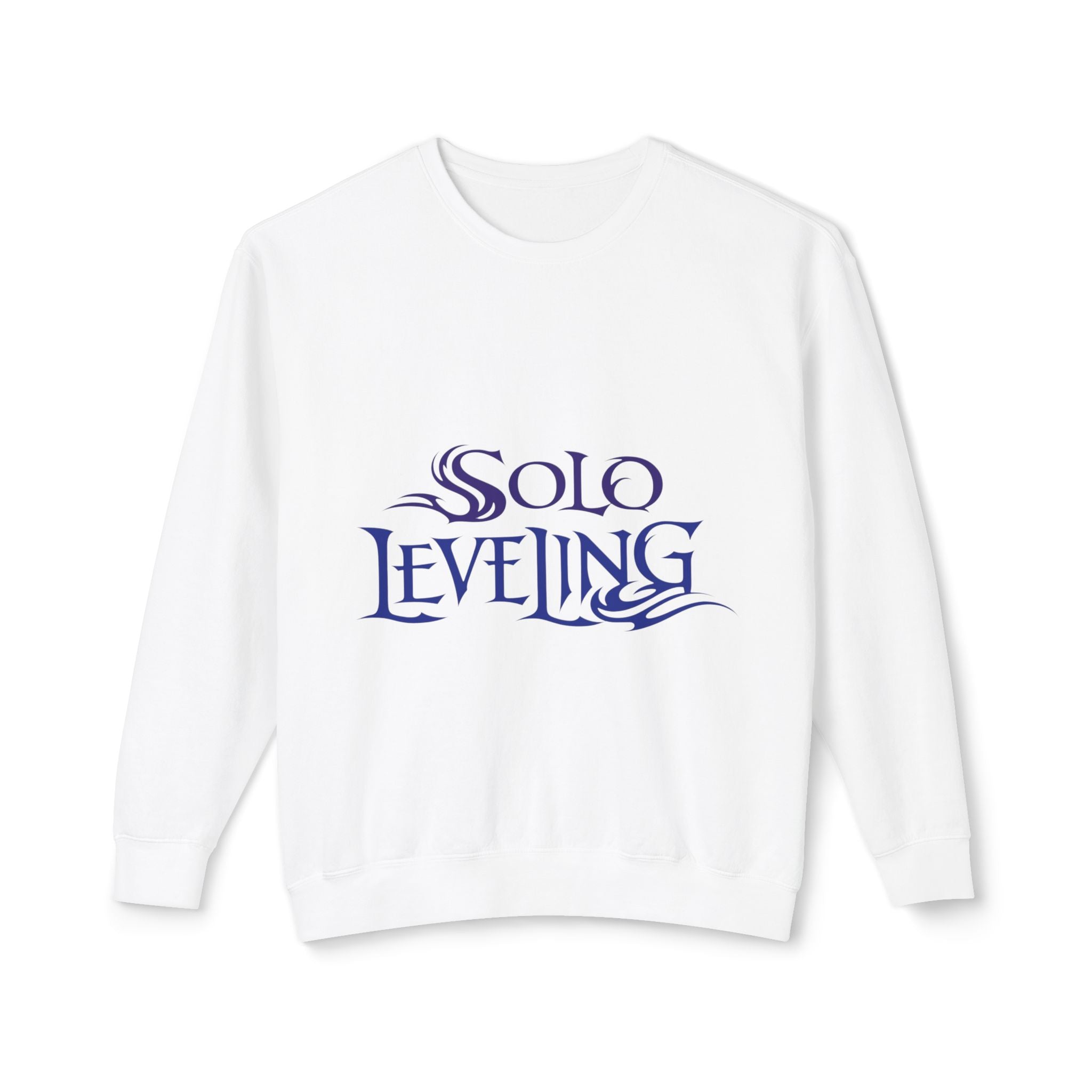 Unisex Lightweight Crewneck Sweatshirt, Solo Leveling Tee, Anime Sweatshirt, Gift for Fans, Cozy Crewneck