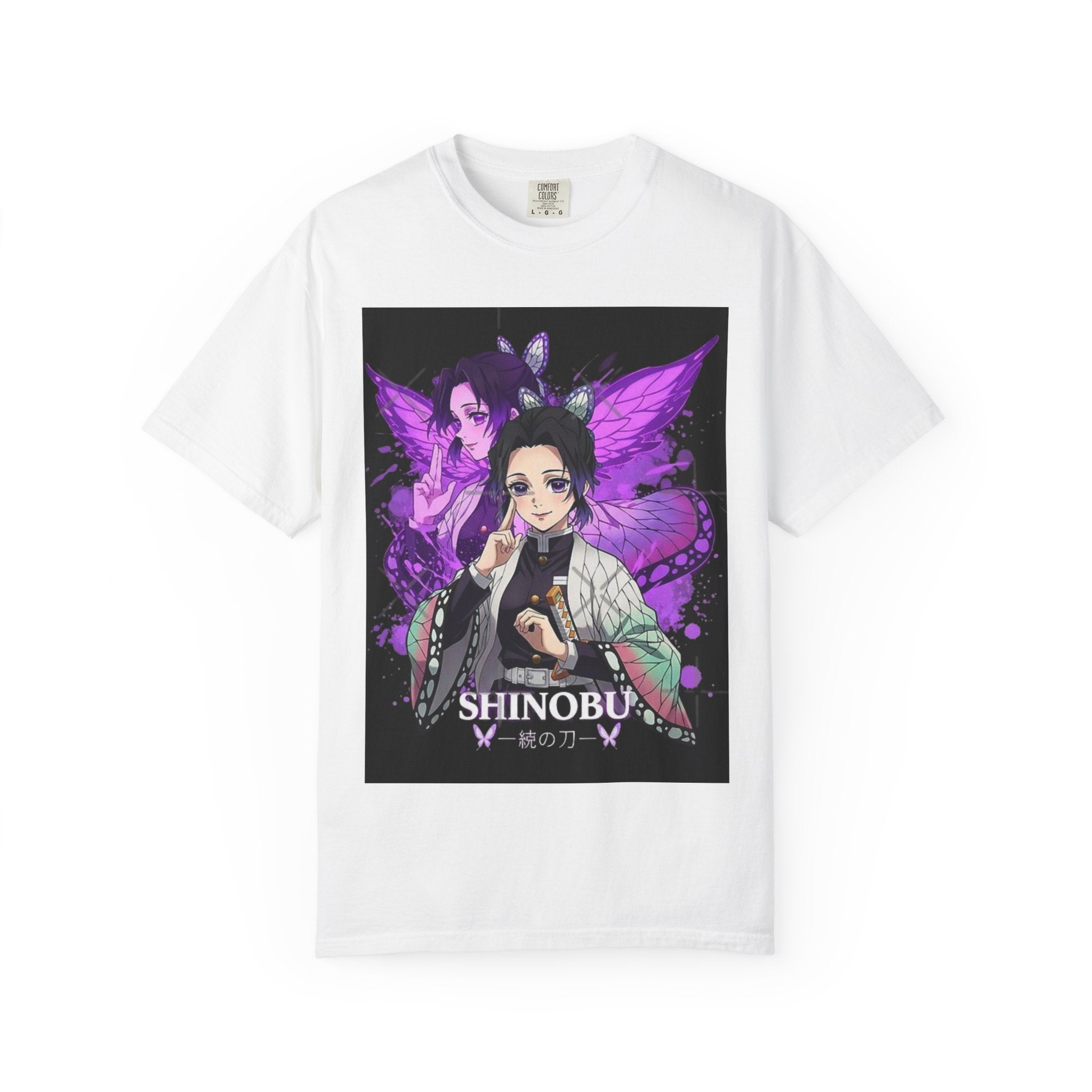 Shinobu-Inspired Unisex T-Shirt, Soft Retro Tee for Anime Lovers, Perfect Gift for Birthdays, Cosplay, Anime Conventions, Fan Merch