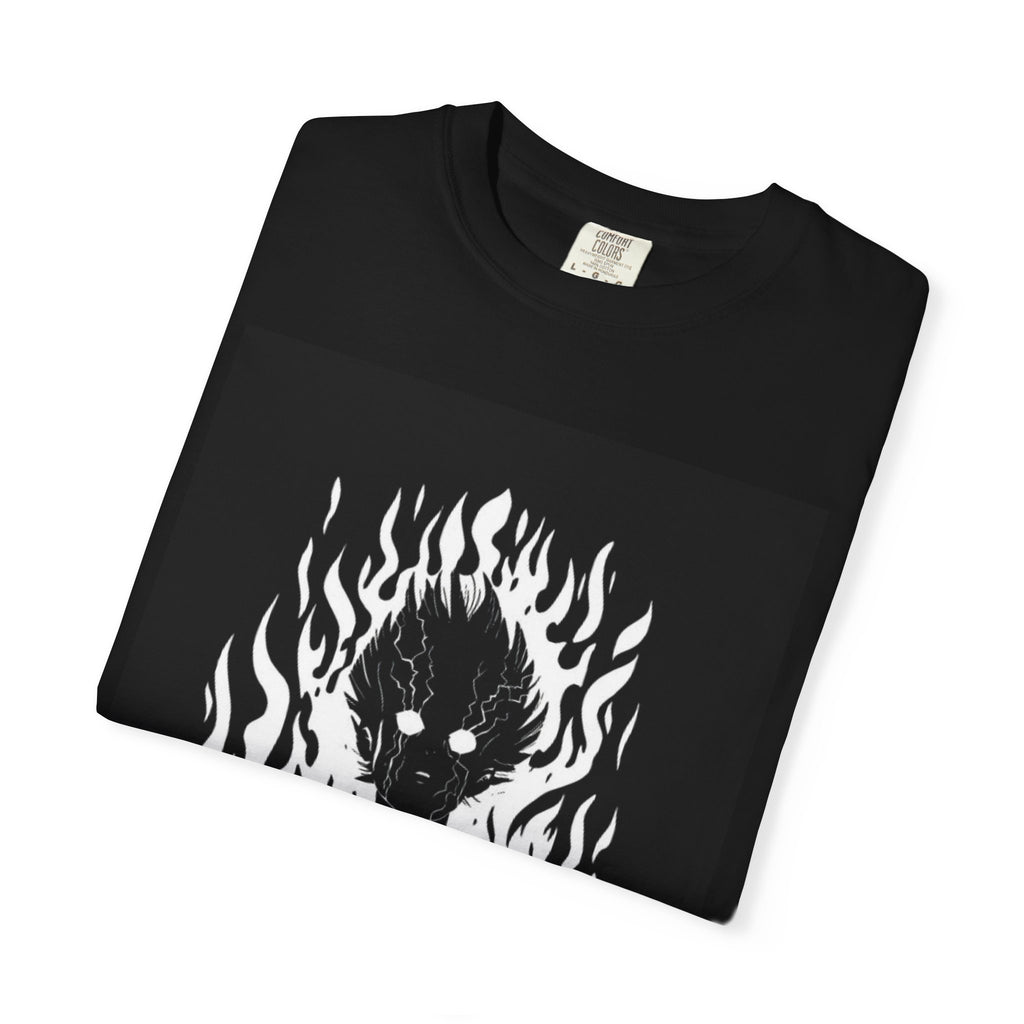 Unisex Flame Graphic Tee - Edgy Casual Wear for Fans, Perfect for Concerts, Festivals, & Everyday Style