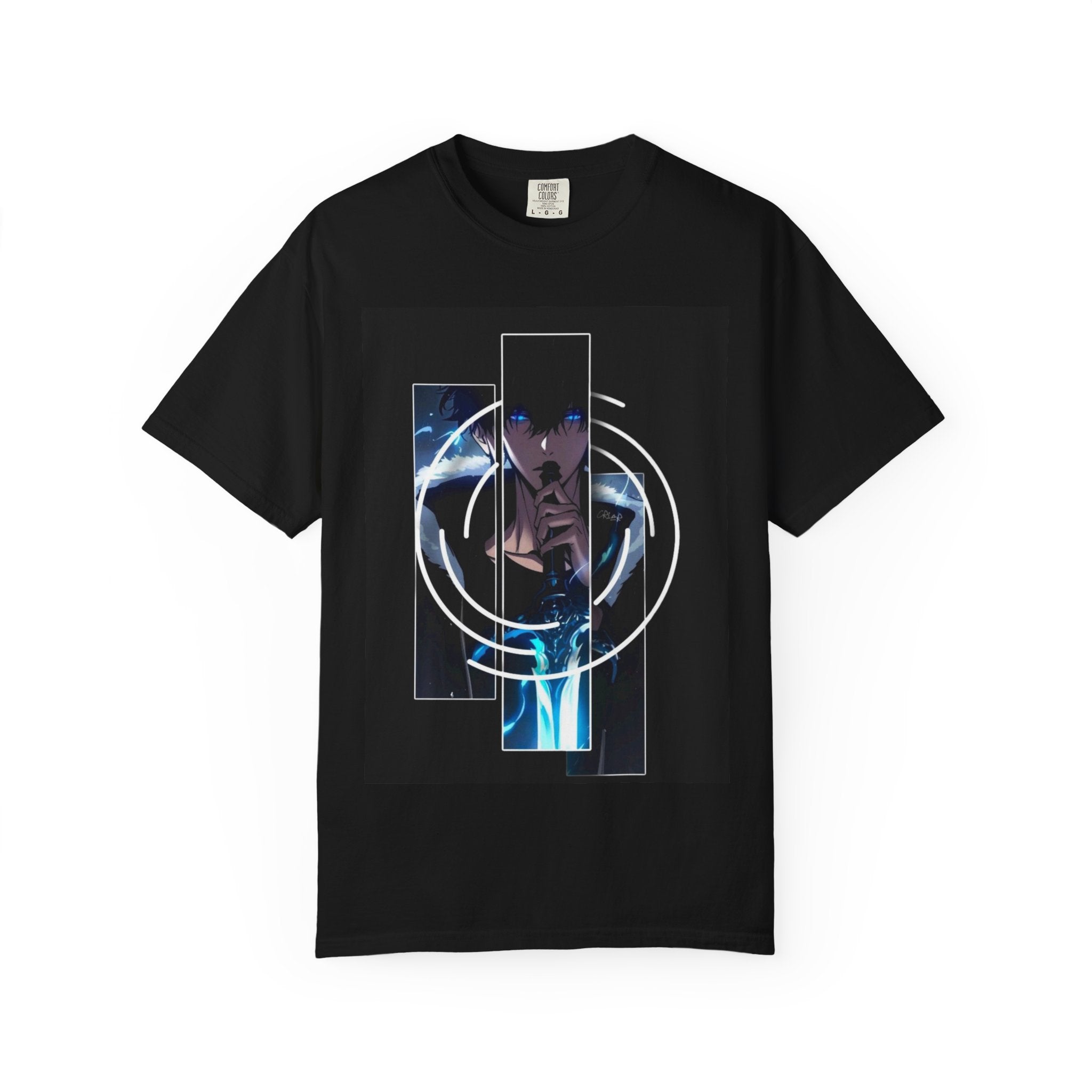 Epic Shadow Solo Leveling T-shirt | Unisex Garment-Dyed Tee, Anime Merchandise, Graphic Tee, Gift for Fans, Casual Wear