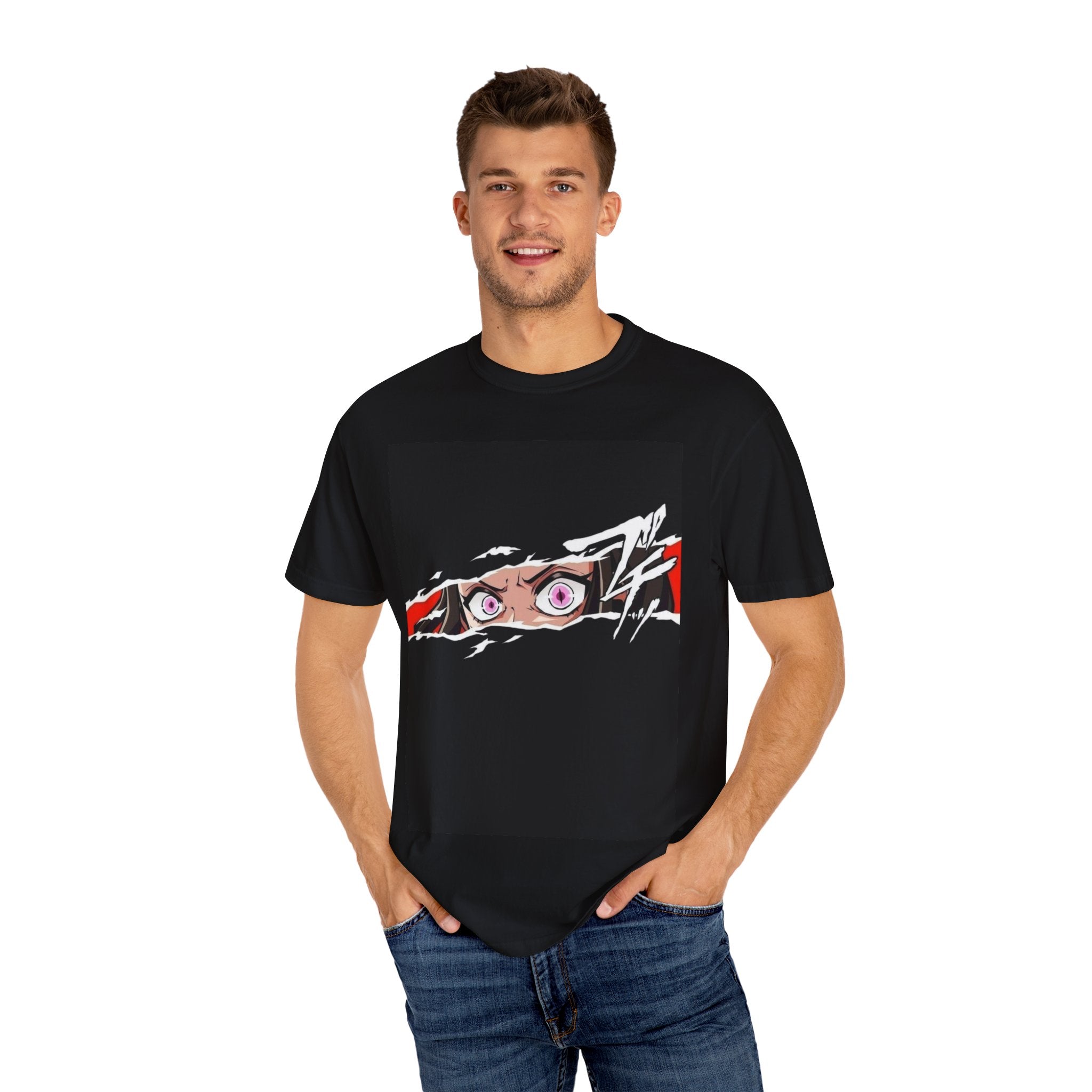 Anime-Inspired Unisex T-Shirt, Casual Streetwear, Graphic Tee for Fans, Gift for Anime Lovers, Comfy Everyday Wear