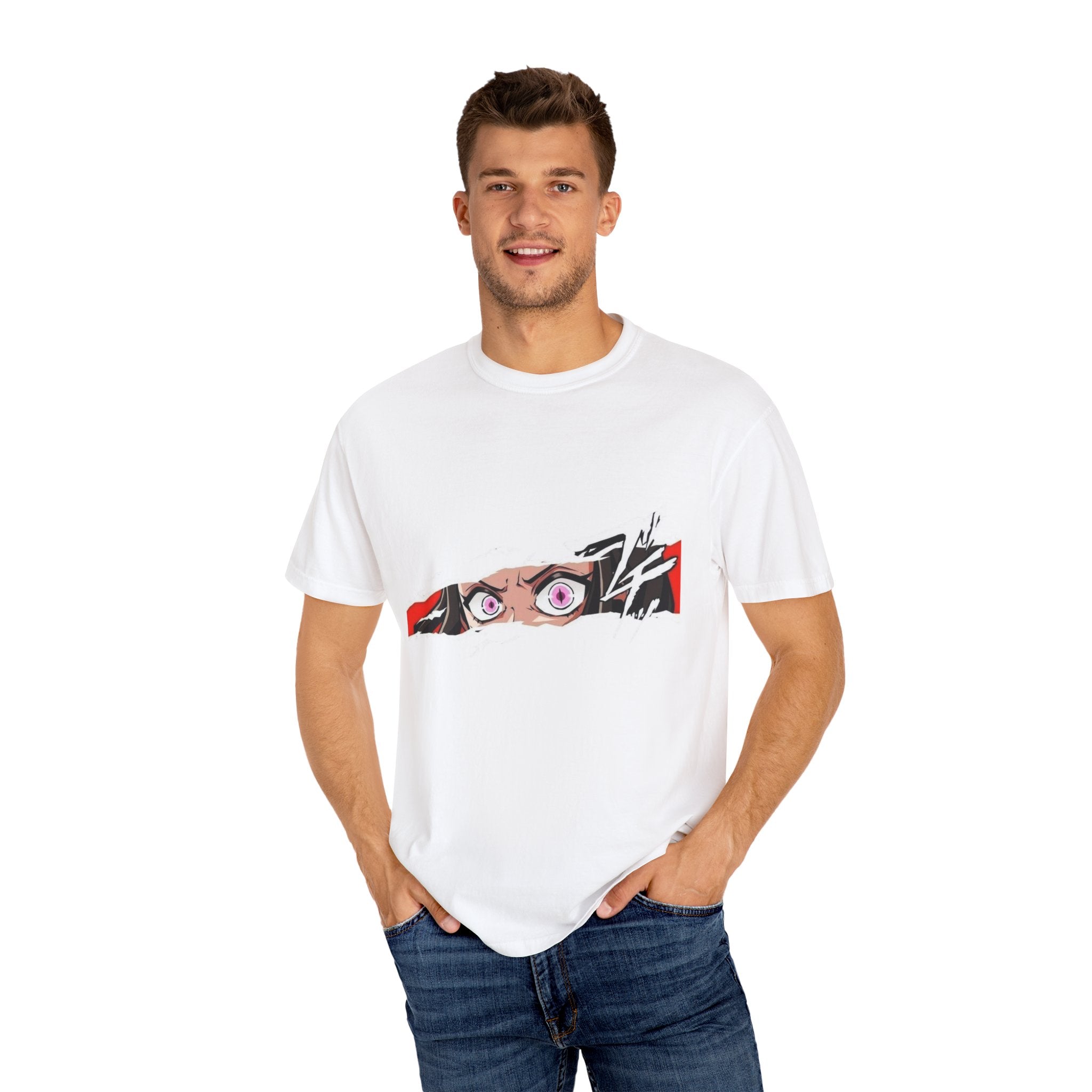 Cool Anime Graphic T-Shirt, Unisex Tee for Fans, Nezuko Kamado Shirt, Gift for Anime Lovers, Stylish Anime Fashion