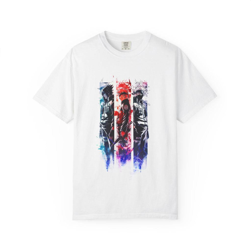Vibrant Anime Art T-Shirt, Unisex Cotton Tee, Gift for Anime Fans, Casual Wear, Summer Fashion, Unique Graphic Tee