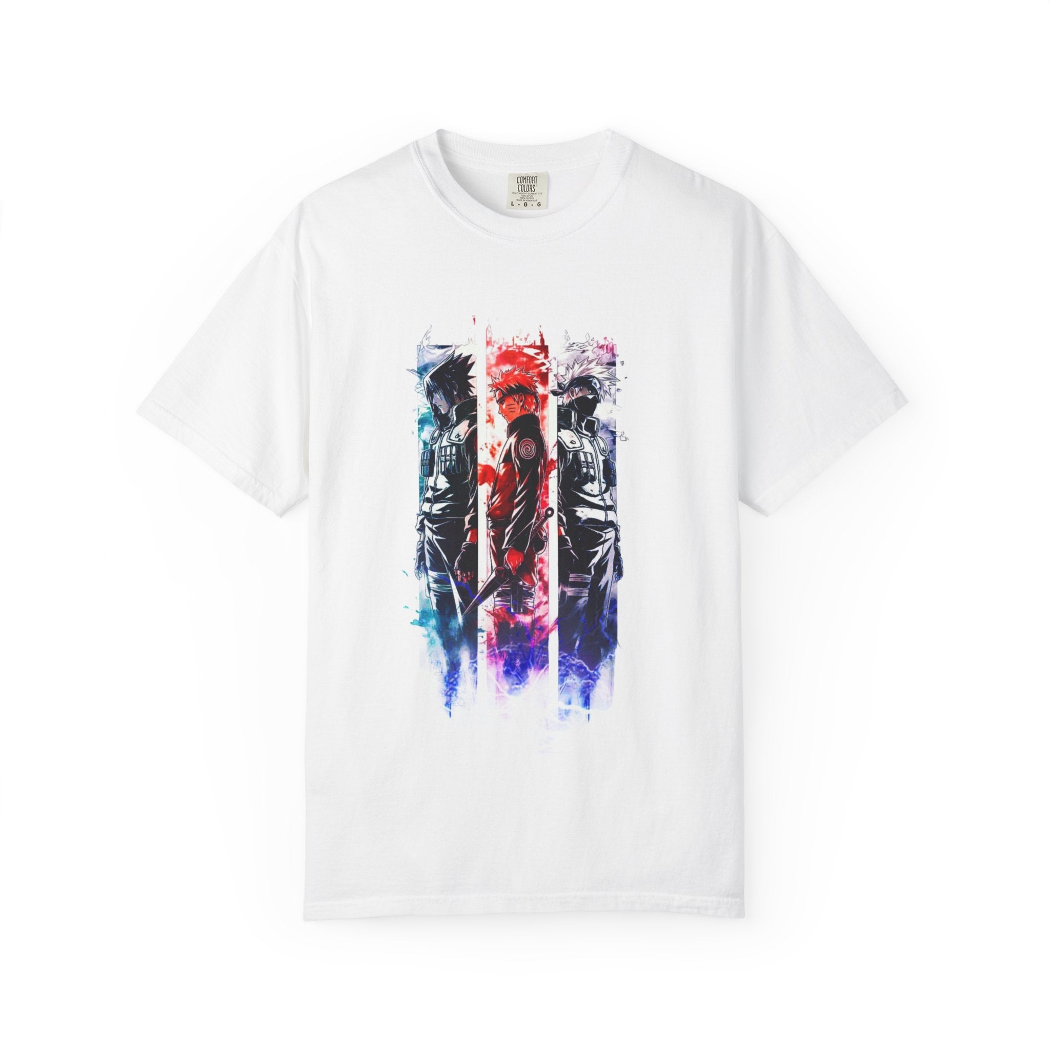 Vibrant Anime Art T-Shirt, Unisex Cotton Tee, Gift for Anime Fans, Casual Wear, Summer Fashion, Unique Graphic Tee