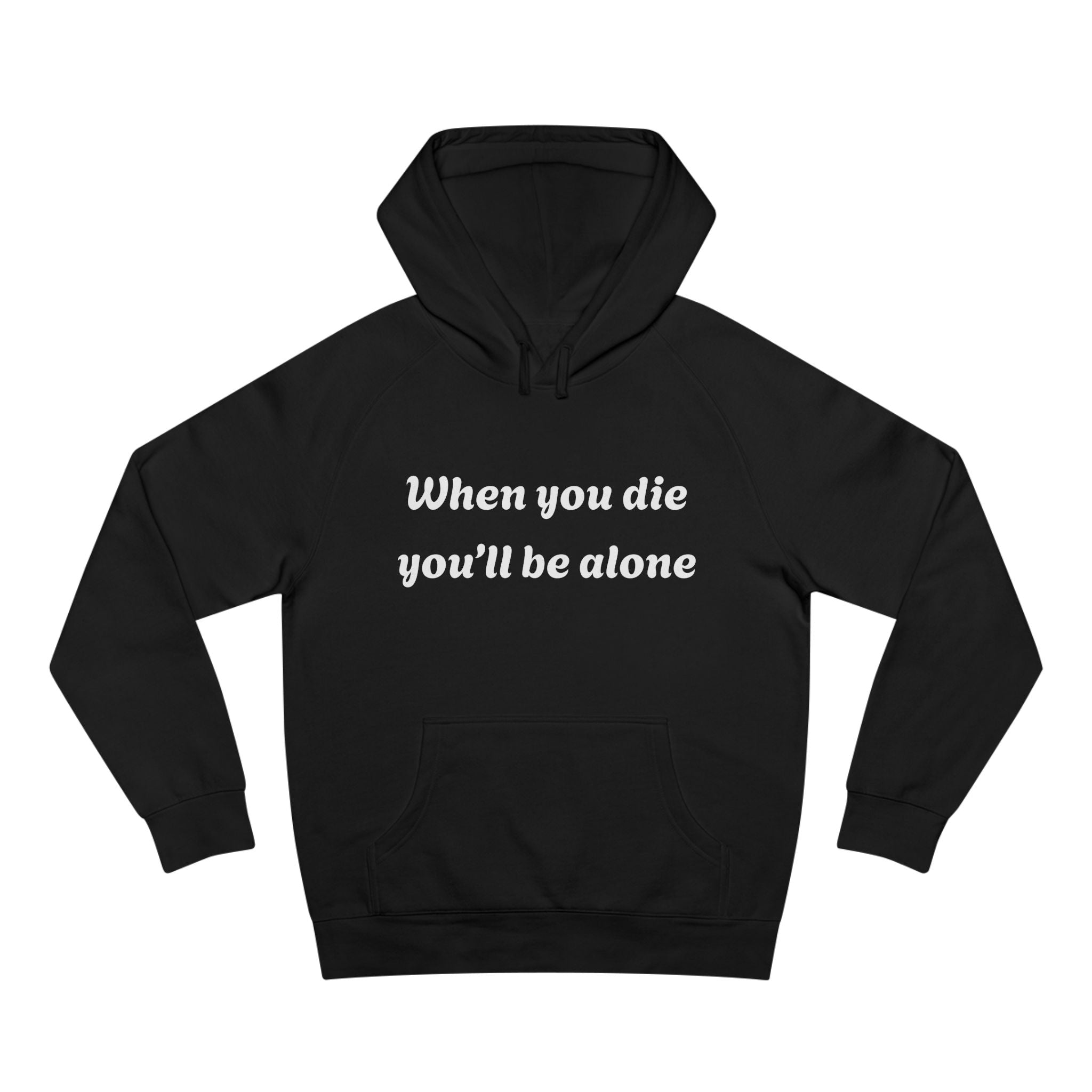 Gothic Vibe Unisex Hoodie, Statement Sweatshirt, Edgy Gift for Him/Her, Casual Lounge Wear, Anime-Inspired Fashion, Unique Streetwear