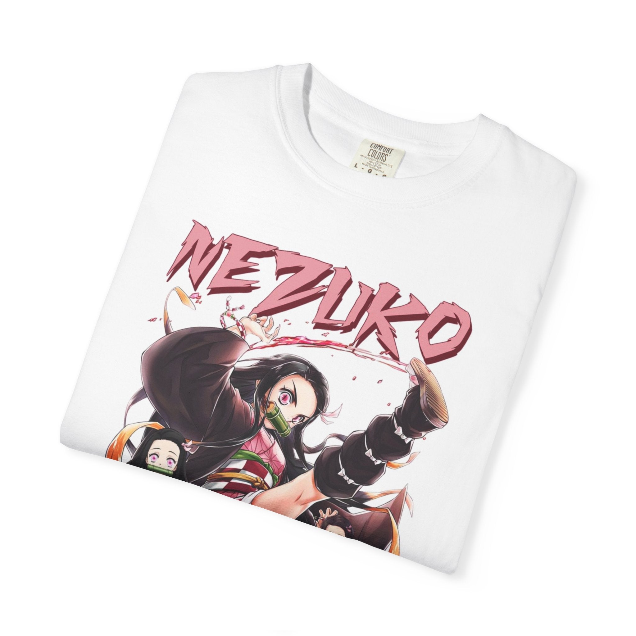 Anime-Inspired Unisex T-Shirt - Nezuko Kamado Design, Gift for Fans, Casual Wear, Geek Clothing, Unique Apparel