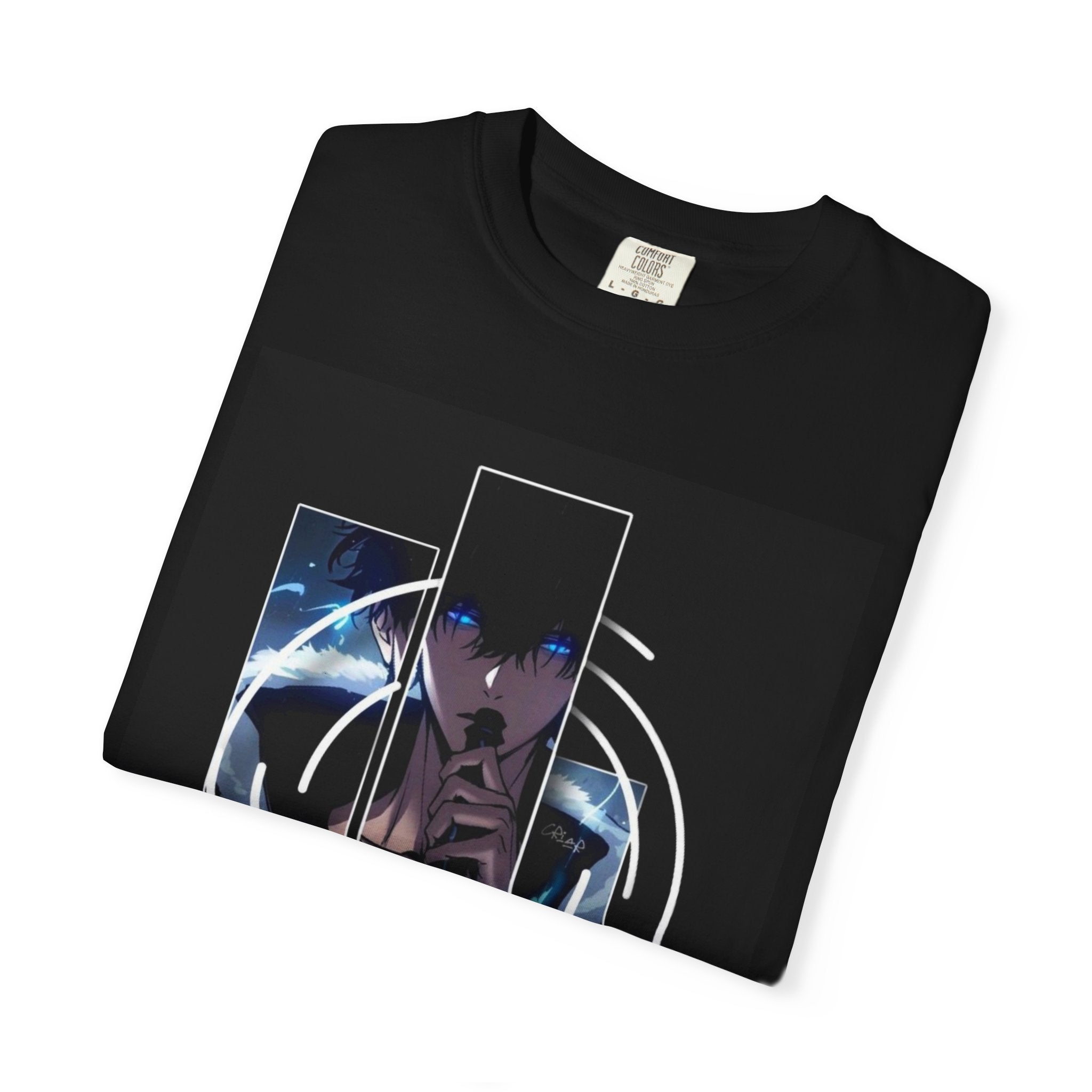 Epic Shadow Solo Leveling T-shirt | Unisex Garment-Dyed Tee, Anime Merchandise, Graphic Tee, Gift for Fans, Casual Wear