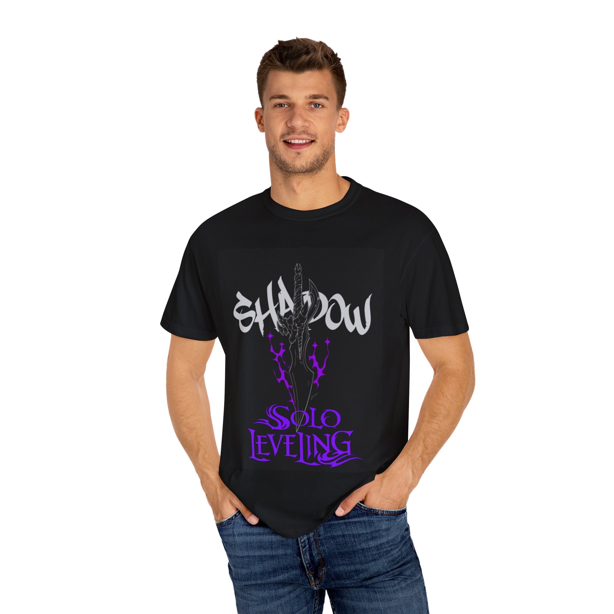 Shadow Solo Leveling Unisex T-Shirt, Gamer Tee, Anime Shirt, Gift for Fans, Casual Wear, Manga Apparel
