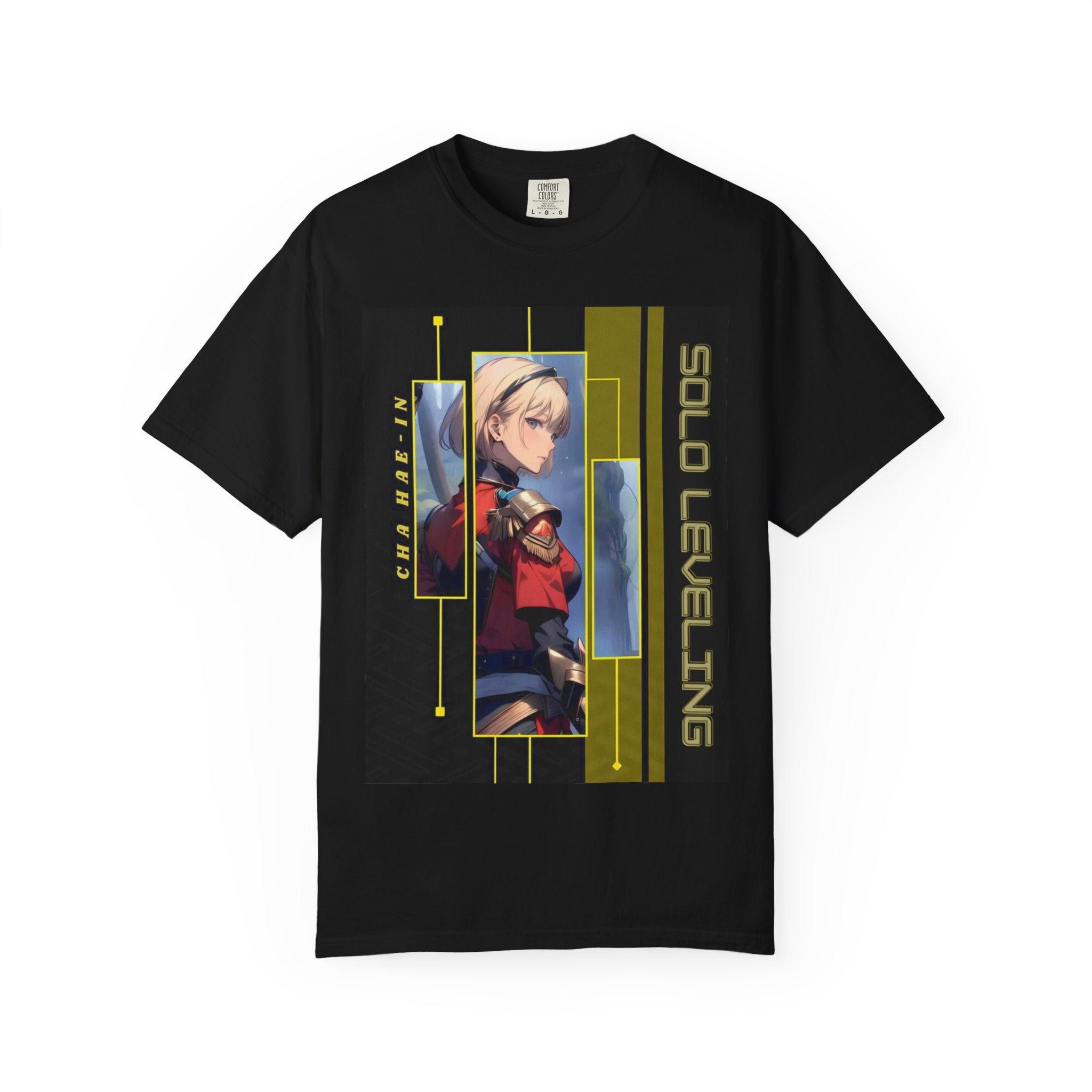 Vibrant Anime Graphic T-Shirt, Unisex Casual Tee for Fans, Gift for Birthdays, Cosplay Events, and Everyday Wear, Solo Leveling Art