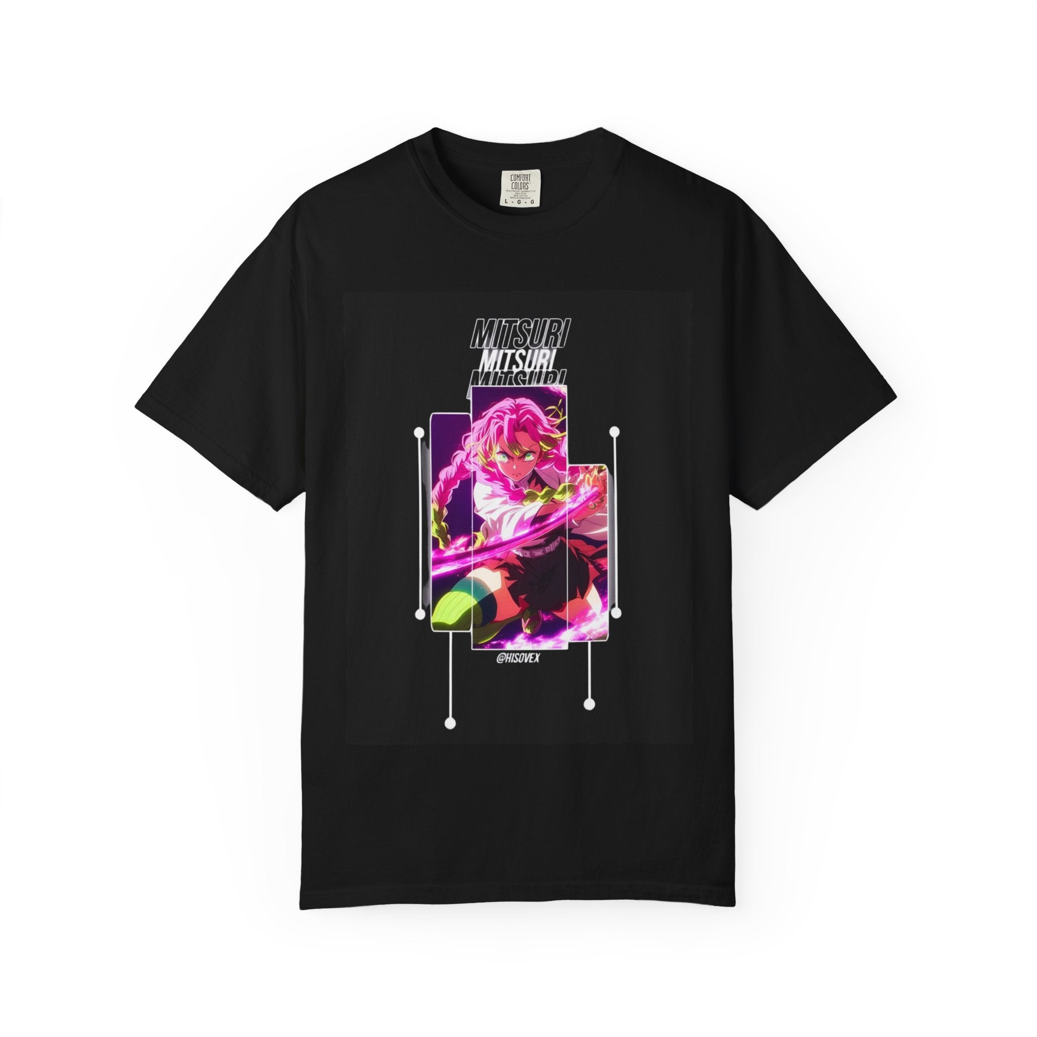 Vibrant Anime Graphic Tee, Unisex Garment-Dyed T-Shirt, Cool Streetwear Fashion, Gift for Anime Fans, Casual Everyday Wear