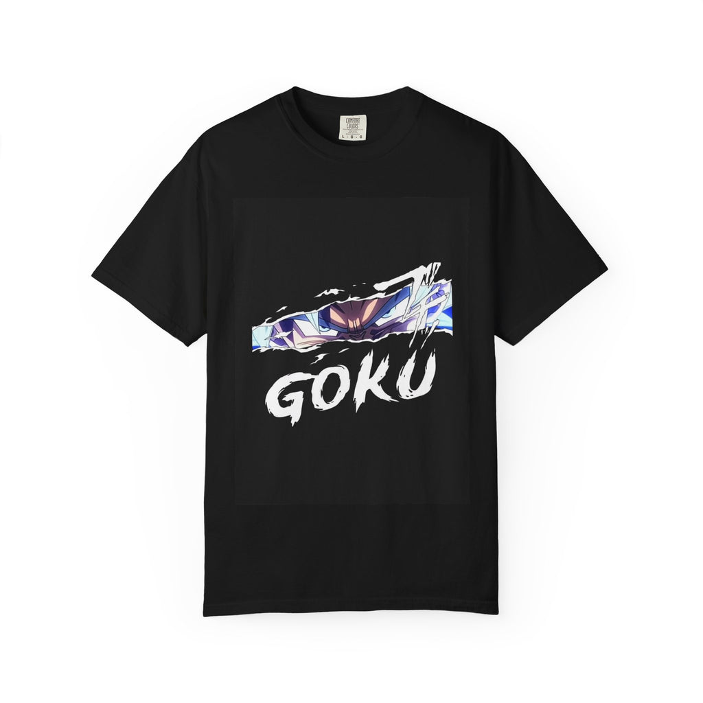 Goku Inspired Unisex Garment-Dyed T-Shirt, Anime Lover Gift, Dragon Ball Z Shirt, Casual Fan Apparel, Cosplay Outfit, Graphic Tee