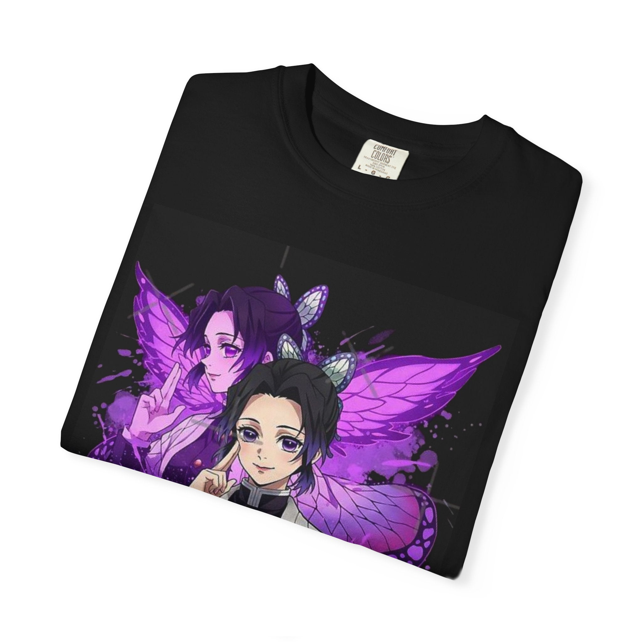 Shinobu-Inspired Unisex T-Shirt, Soft Retro Tee for Anime Lovers, Perfect Gift for Birthdays, Cosplay, Anime Conventions, Fan Merch