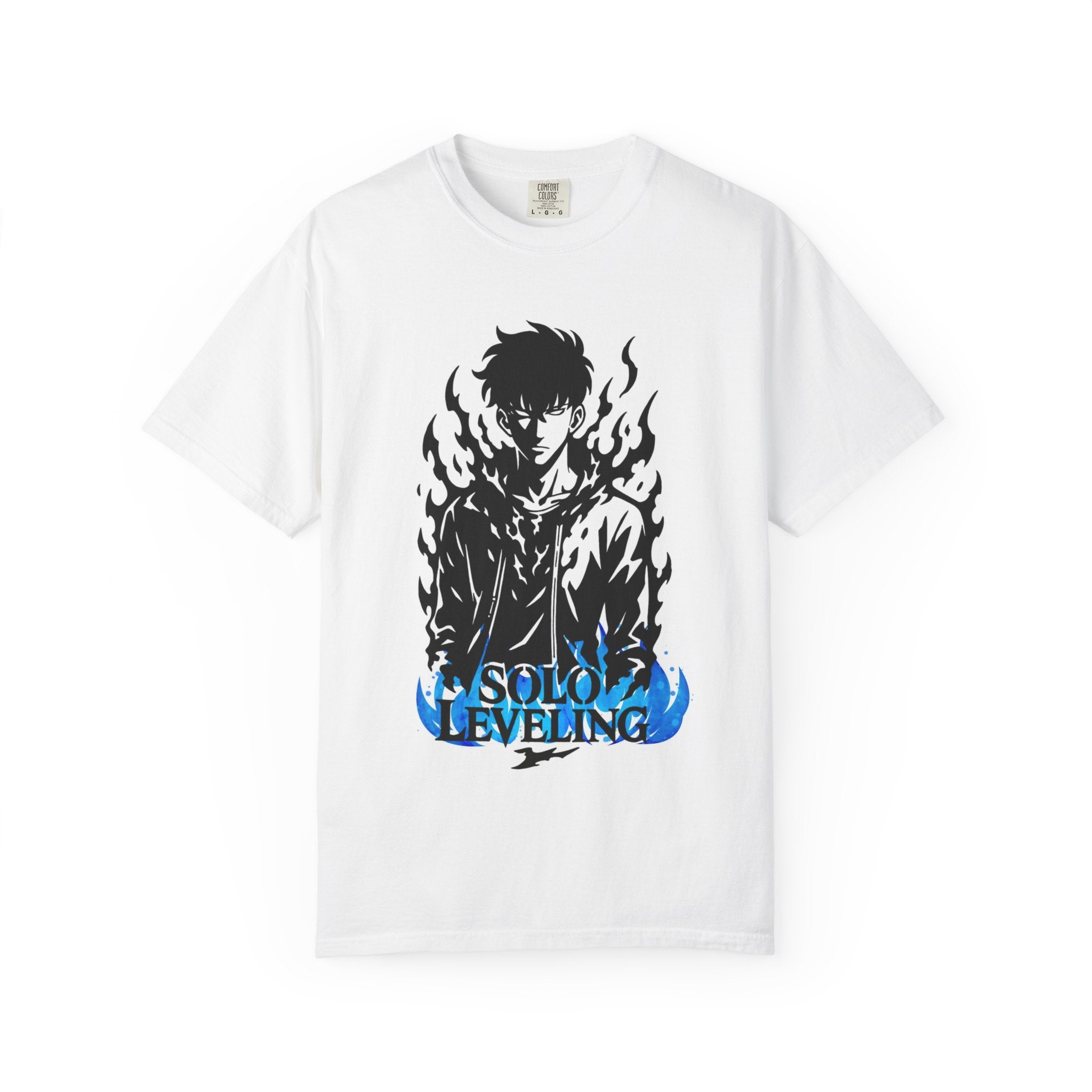 Cool Solo Leveling Unisex Garment-Dyed T-shirt | Manga Tee, Anime Apparel, Unique Casual Wear, Gift for Fans, Streetwear