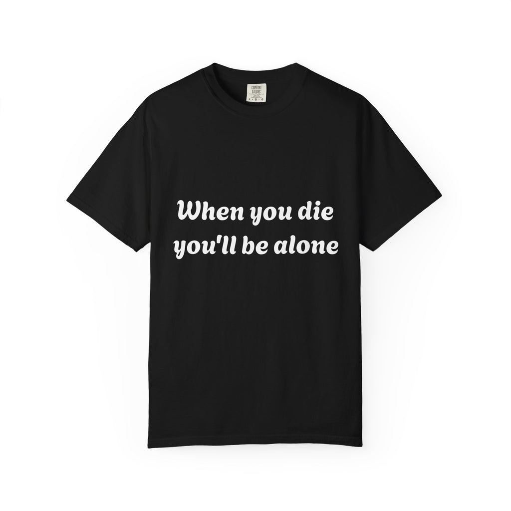 Unisex Graphic Tee - Dark Humor & Anime Style, Casual Wear, Gift for Friends, Unique Statement Shirt, Perfect for Summer