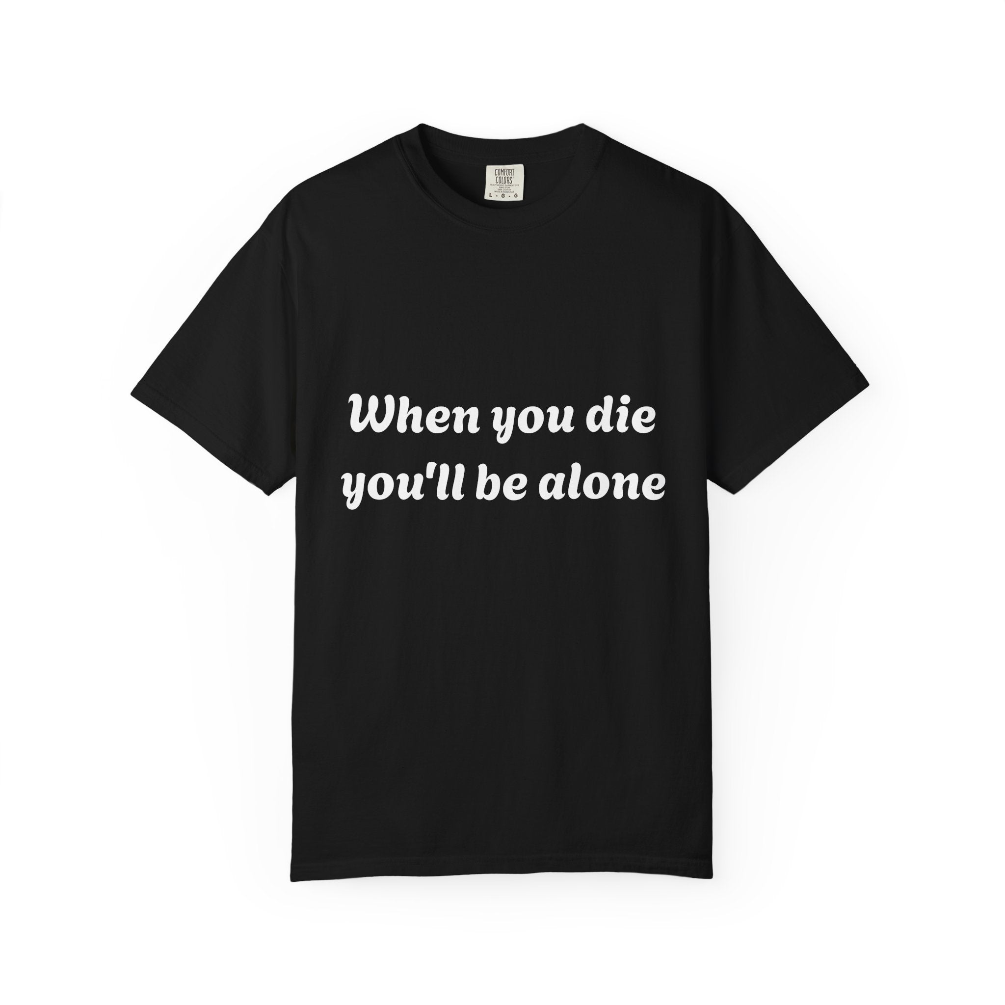 Unisex Graphic Tee - Dark Humor & Anime Style, Casual Wear, Gift for Friends, Unique Statement Shirt, Perfect for Summer