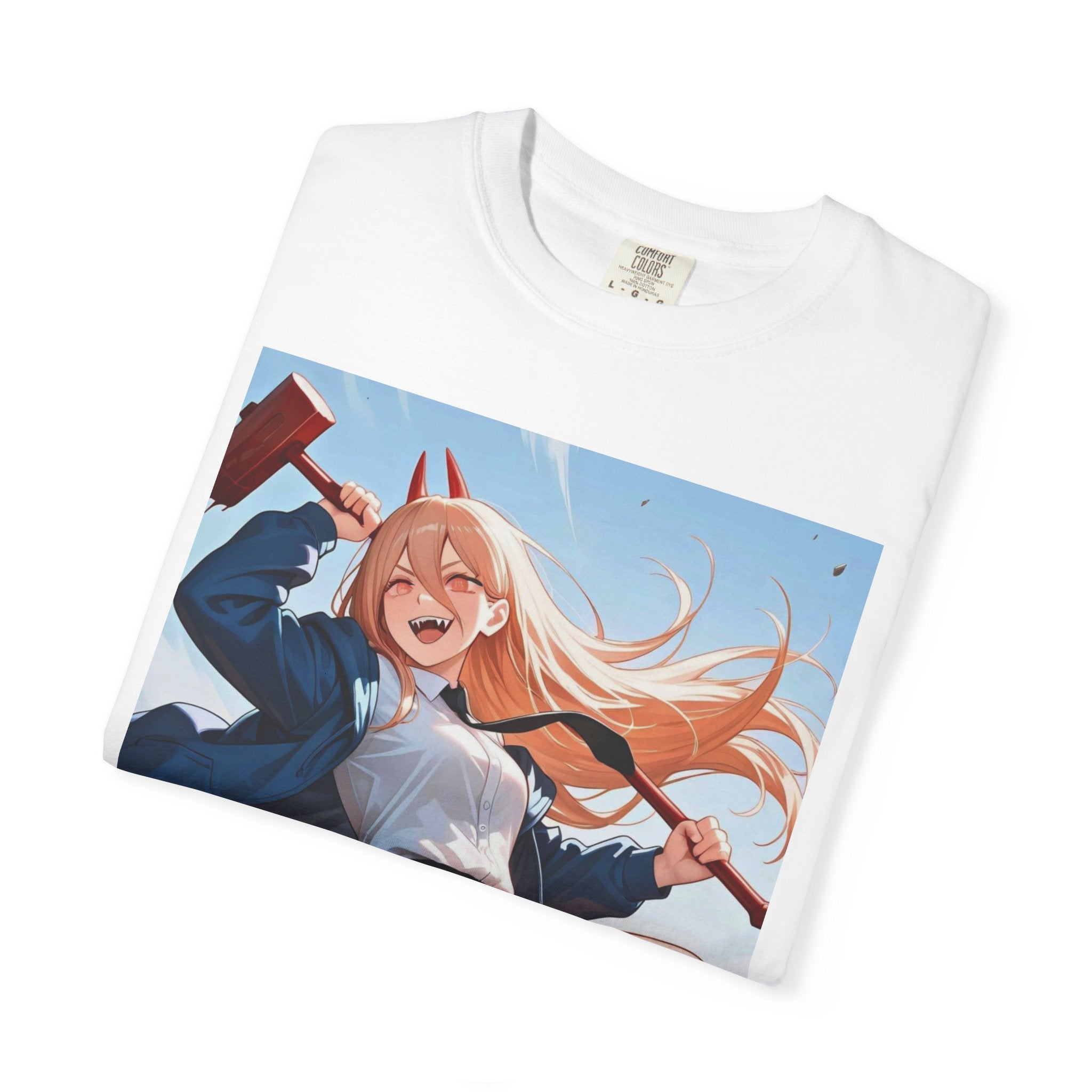 Energetic Anime T-Shirt, Vibrant Graphic Tee, Unisex Casual Wear, Gift for Fans, Fun Everyday Style