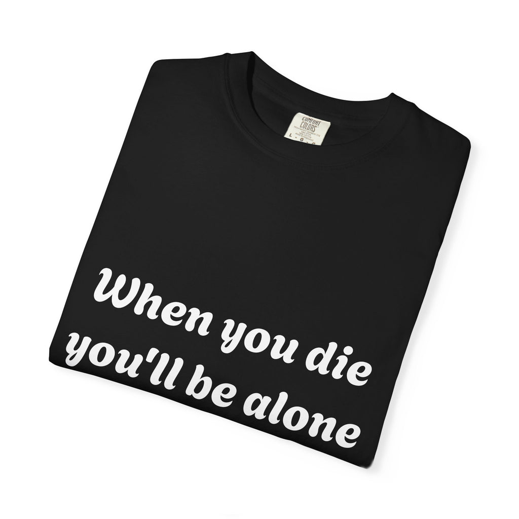 Unisex Graphic Tee - Dark Humor & Anime Style, Casual Wear, Gift for Friends, Unique Statement Shirt, Perfect for Summer