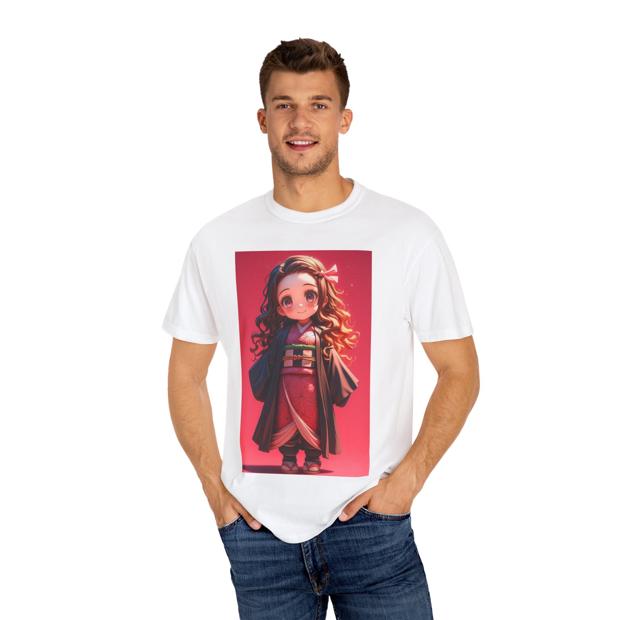 Anime-Inspired Unisex T-Shirt, Cute Characters, Gift for Otaku, Casual Wear, Cosplay Tee