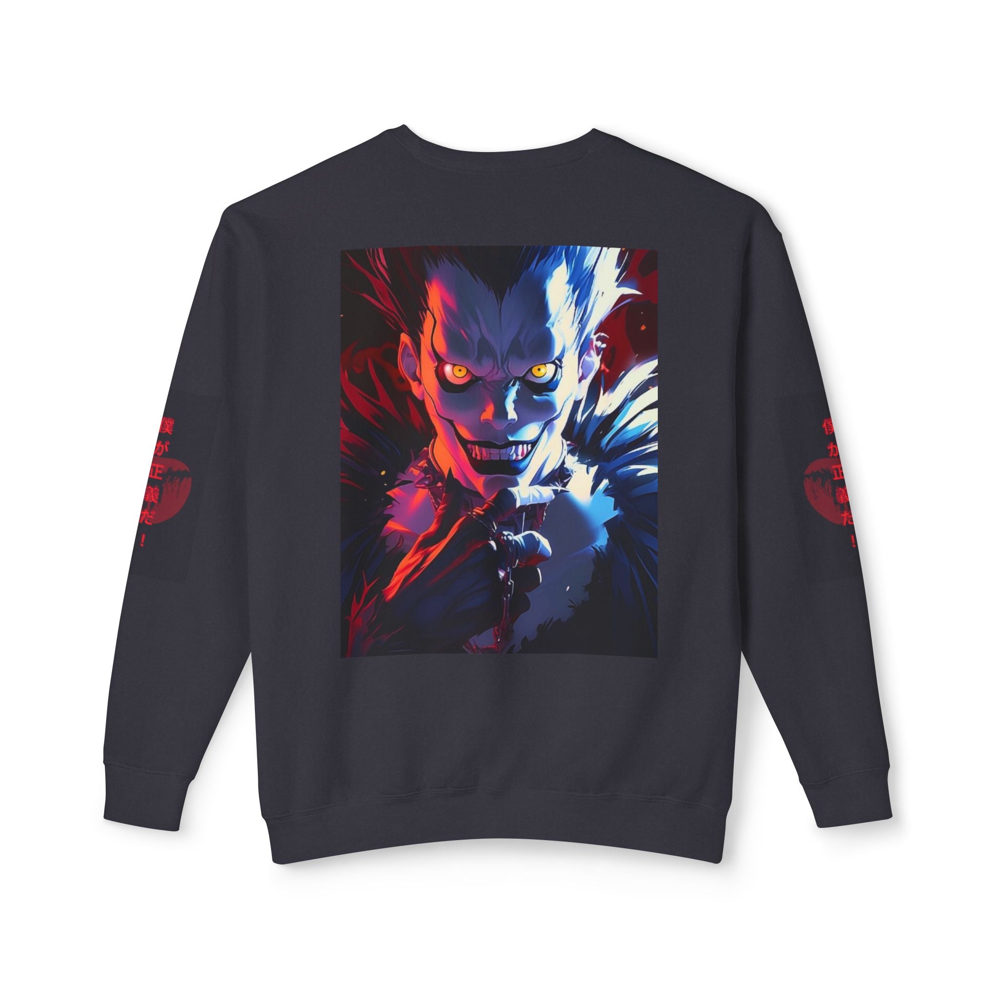 Anime-Inspired Unisex Sweatshirt, Japanese Artwork, Cozy Crewneck, Gift for Fans, Fall Fashion, Graphic Sweater, Halloween Attire