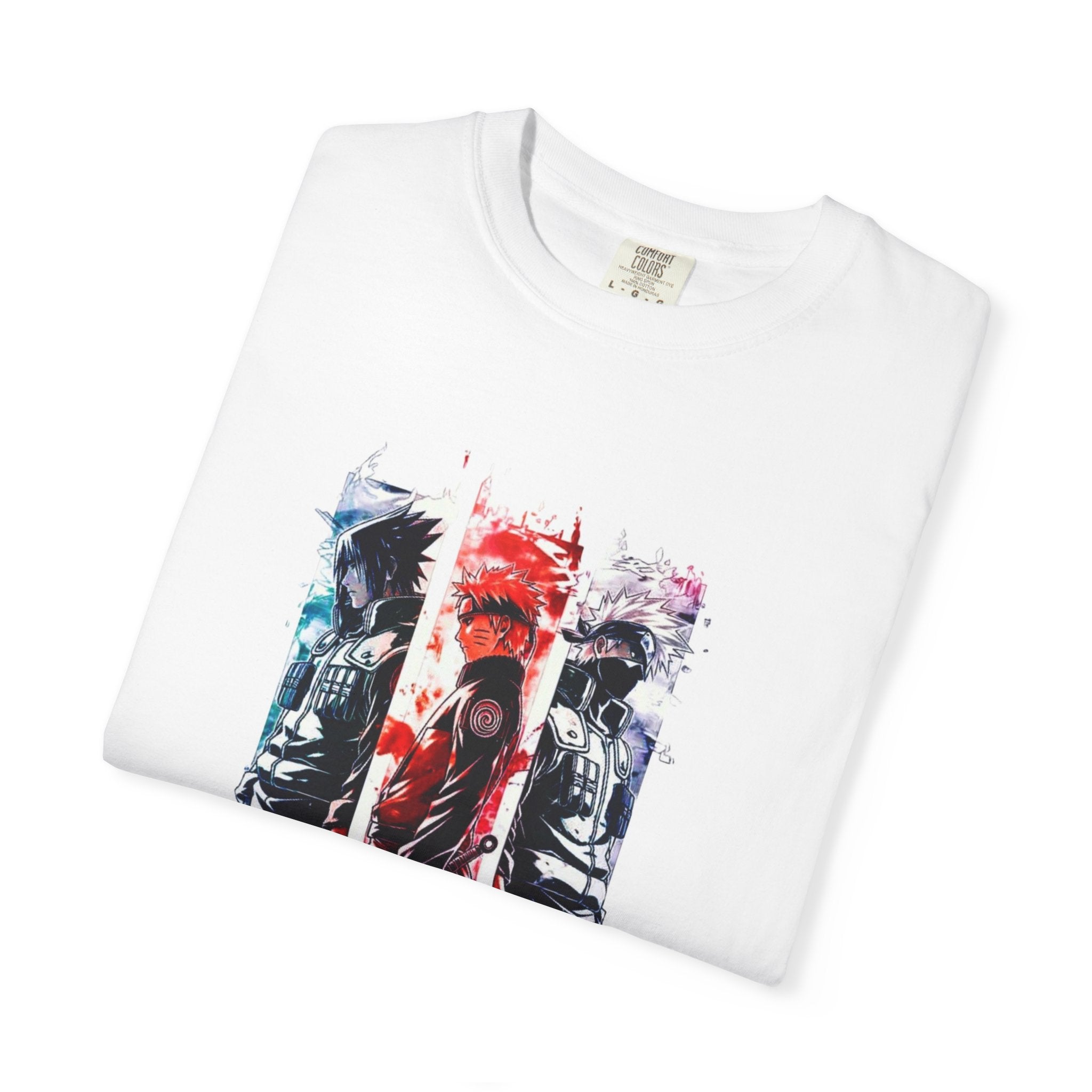 Vibrant Anime Art T-Shirt, Unisex Cotton Tee, Gift for Anime Fans, Casual Wear, Summer Fashion, Unique Graphic Tee