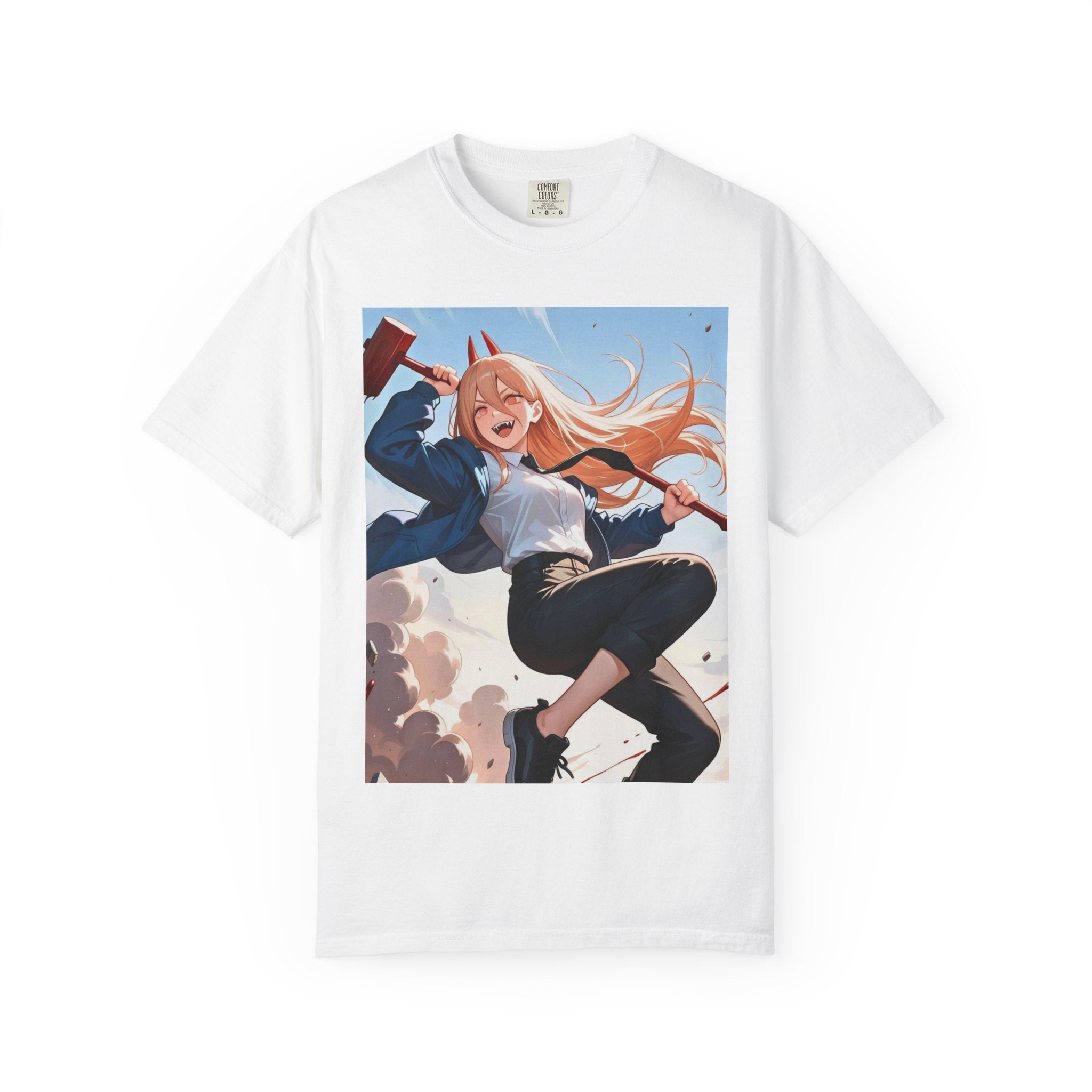 Energetic Anime T-Shirt, Vibrant Graphic Tee, Unisex Casual Wear, Gift for Fans, Fun Everyday Style