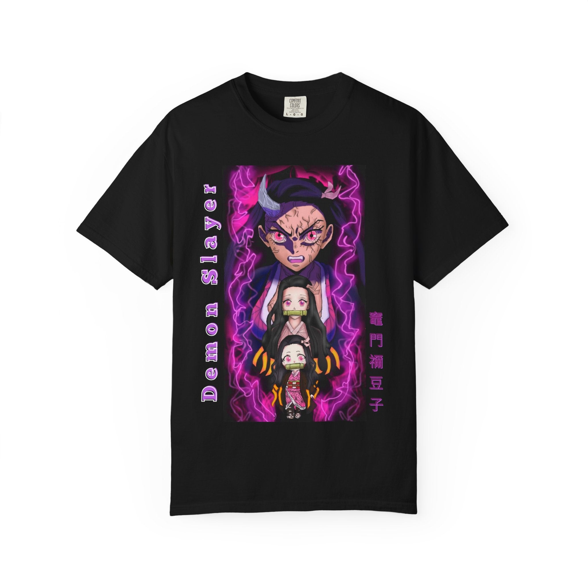 Demon Slayer Unisex Garment-Dyed T-Shirt | Anime Apparel, Cosplay, Gifts for Fans, Casual Wear, Festival Clothing