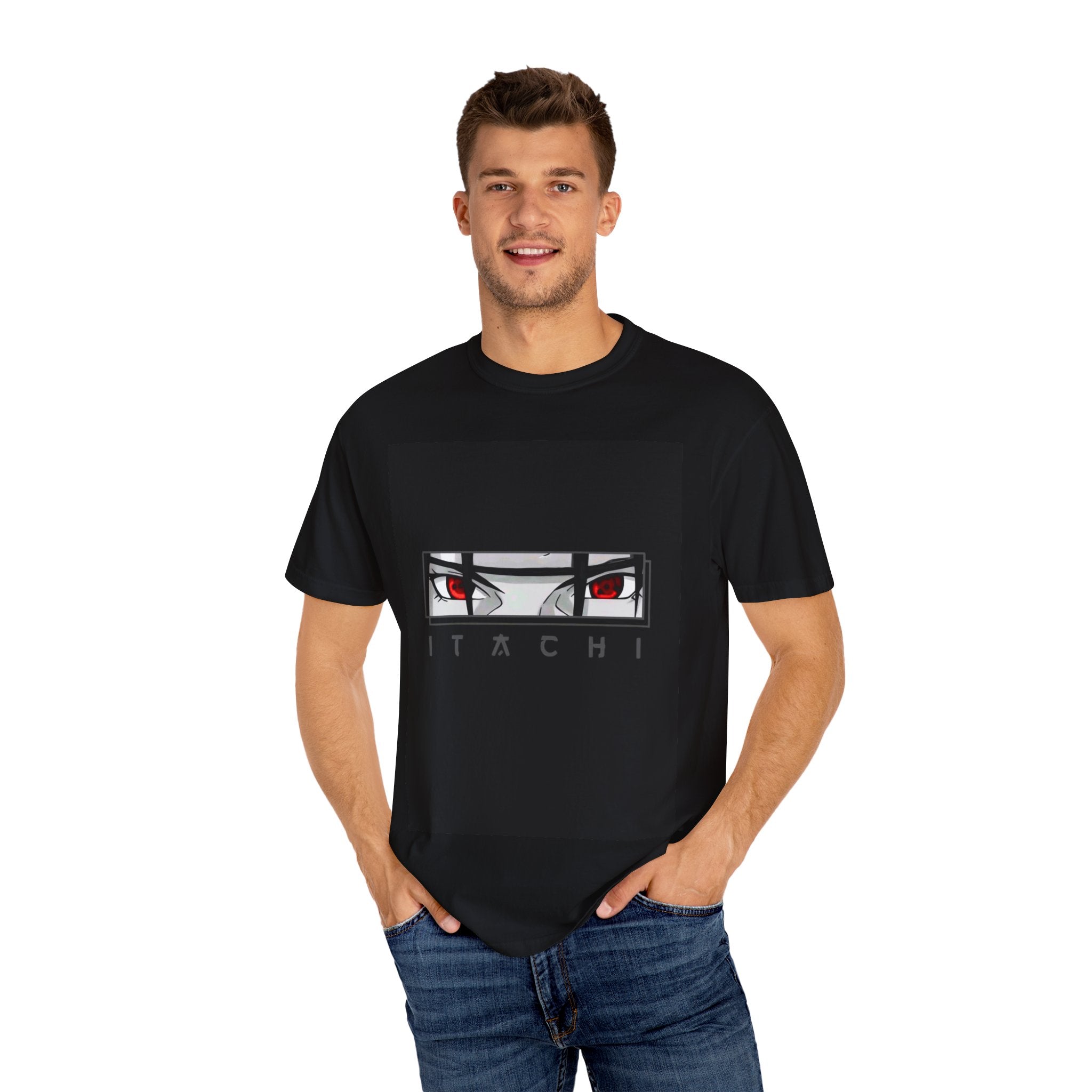 Itachi Uchiha Unisex Tee, Anime Fan Shirt, Gift for Naruto Lovers, Casual Wear, Statement T-shirt
