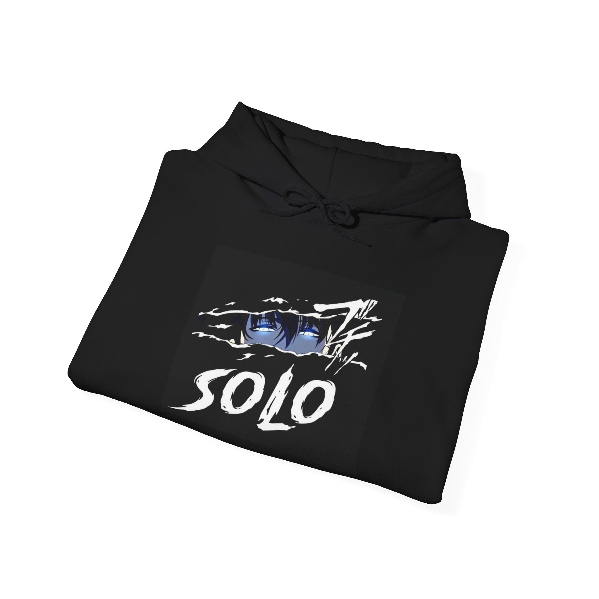Trendy Streetwear Hoodie - Unisex Heavy Blend, Urban Fashion, Casual Outfit, Perfect Gift for All Occasions, SOLO Design