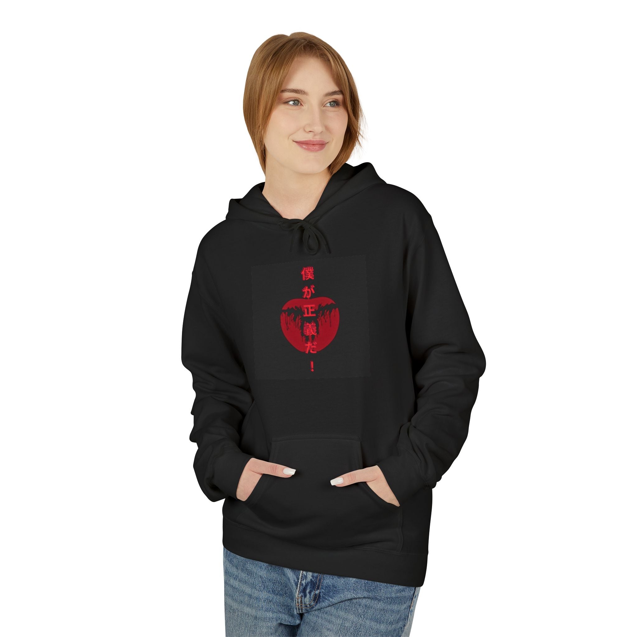 Death Note-Inspired Unisex Hoodie, Anime Apparel, Manga Lover Gift, Cozy Sweatshirt, Casual Streetwear, Unique Graphic Hoodie