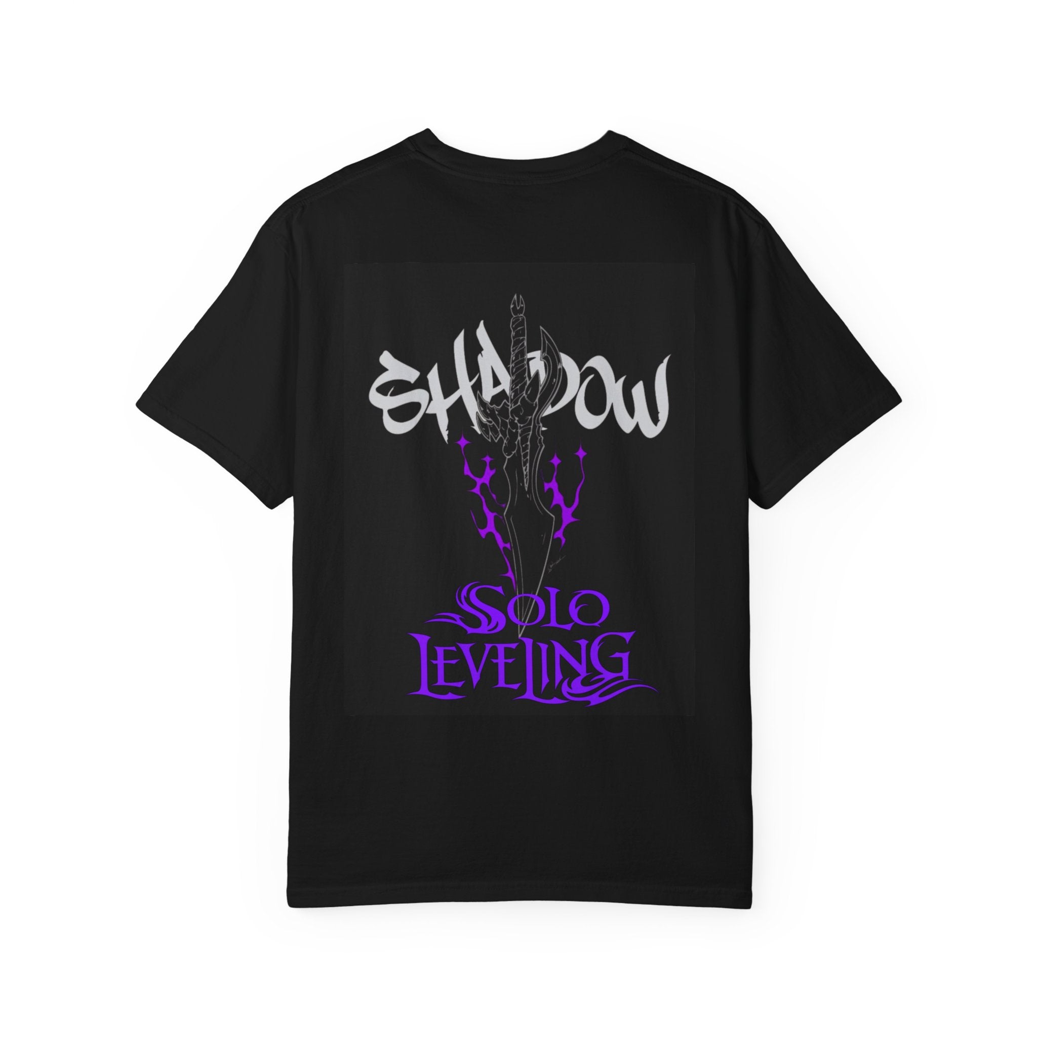 Epic Shadow Solo Leveling T-shirt | Unisex Garment-Dyed Tee, Anime Merchandise, Graphic Tee, Gift for Fans, Casual Wear