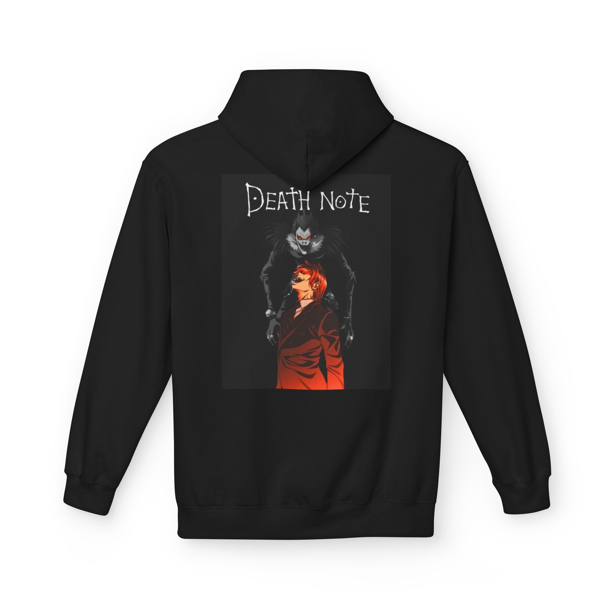 Death Note-Inspired Unisex Hoodie, Anime Apparel, Manga Lover Gift, Cozy Sweatshirt, Casual Streetwear, Unique Graphic Hoodie