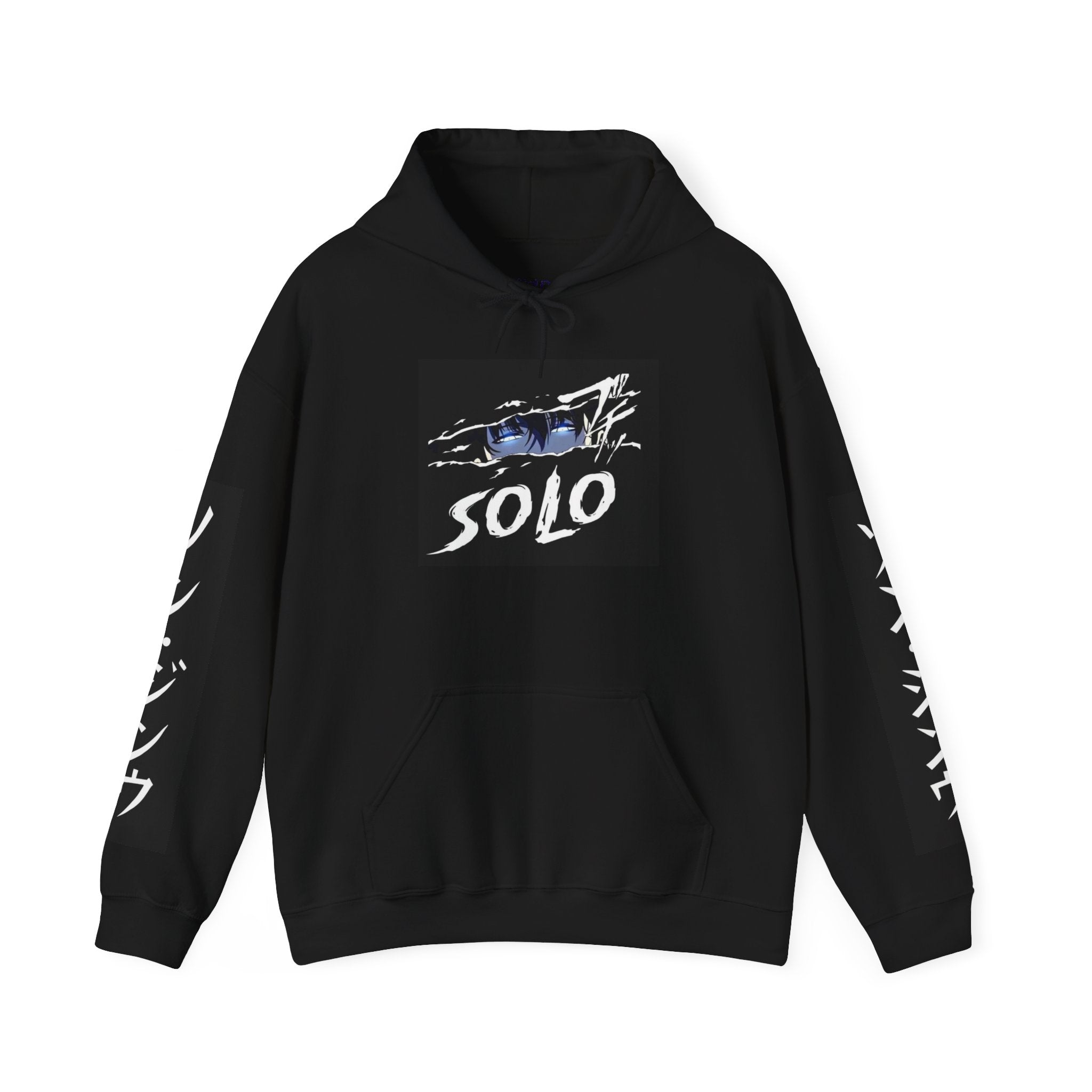 Trendy Streetwear Hoodie - Unisex Heavy Blend, Urban Fashion, Casual Outfit, Perfect Gift for All Occasions, SOLO Design