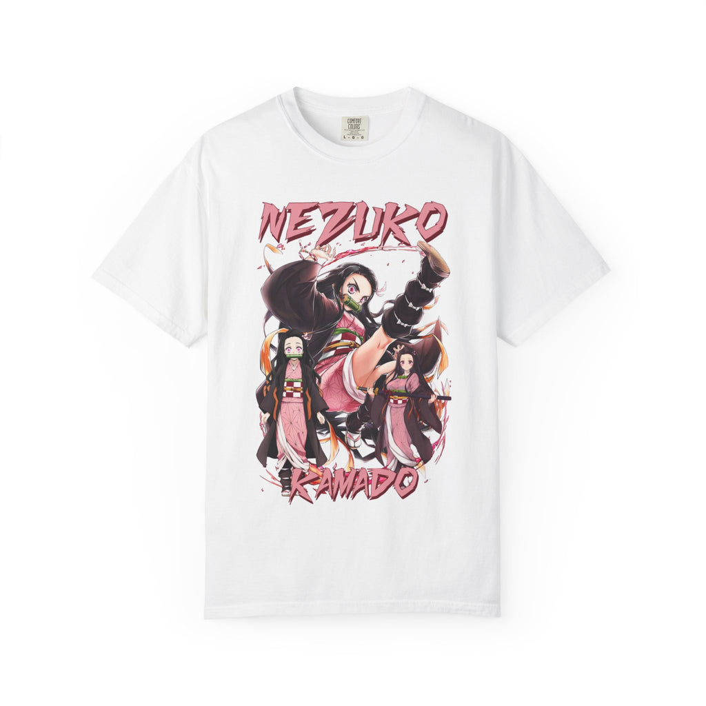 Anime-Inspired Unisex T-Shirt - Nezuko Kamado Design, Gift for Fans, Casual Wear, Geek Clothing, Unique Apparel