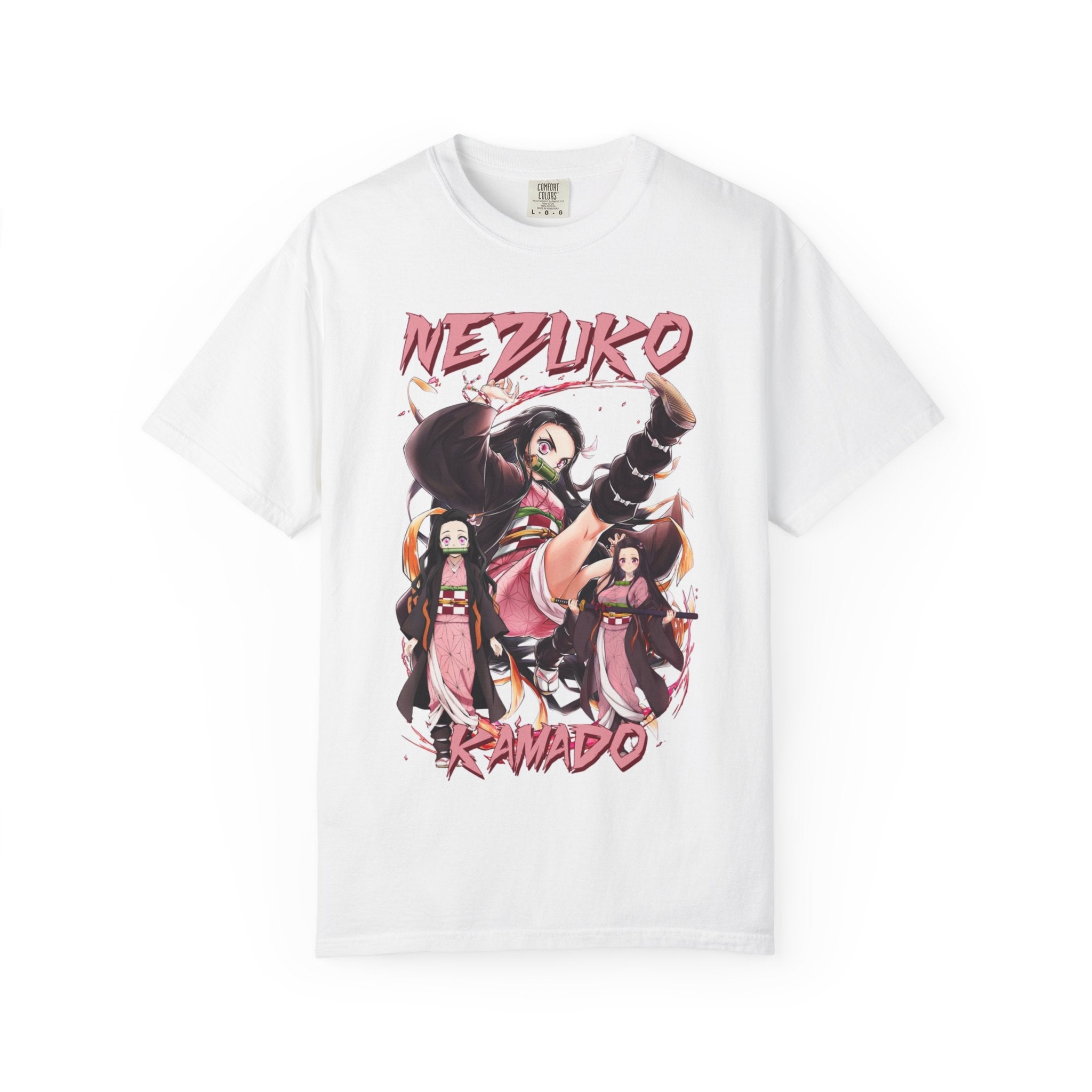 Anime-Inspired Unisex T-Shirt - Nezuko Kamado Design, Gift for Fans, Casual Wear, Geek Clothing, Unique Apparel