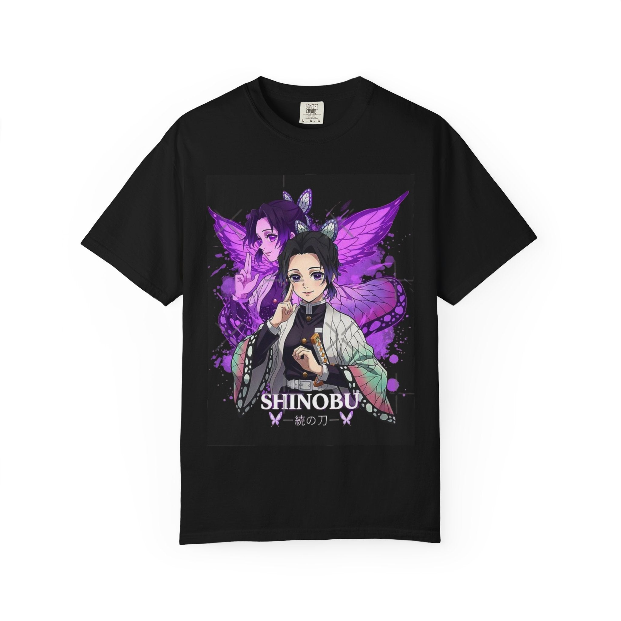 Shinobu-Inspired Unisex T-Shirt, Soft Retro Tee for Anime Lovers, Perfect Gift for Birthdays, Cosplay, Anime Conventions, Fan Merch