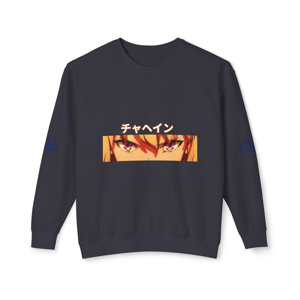 Anime-Inspired Unisex Lightweight Crewneck Sweatshirt, Casual Pullover, Perfect Gift for Anime Lovers, Cozy Streetwear, Everyday Wear