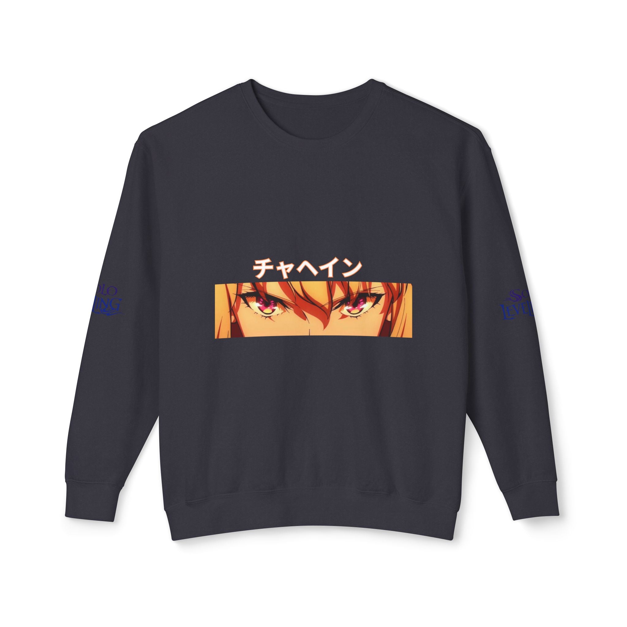 Anime-Inspired Unisex Lightweight Crewneck Sweatshirt, Casual Pullover, Perfect Gift for Anime Lovers, Cozy Streetwear, Everyday Wear