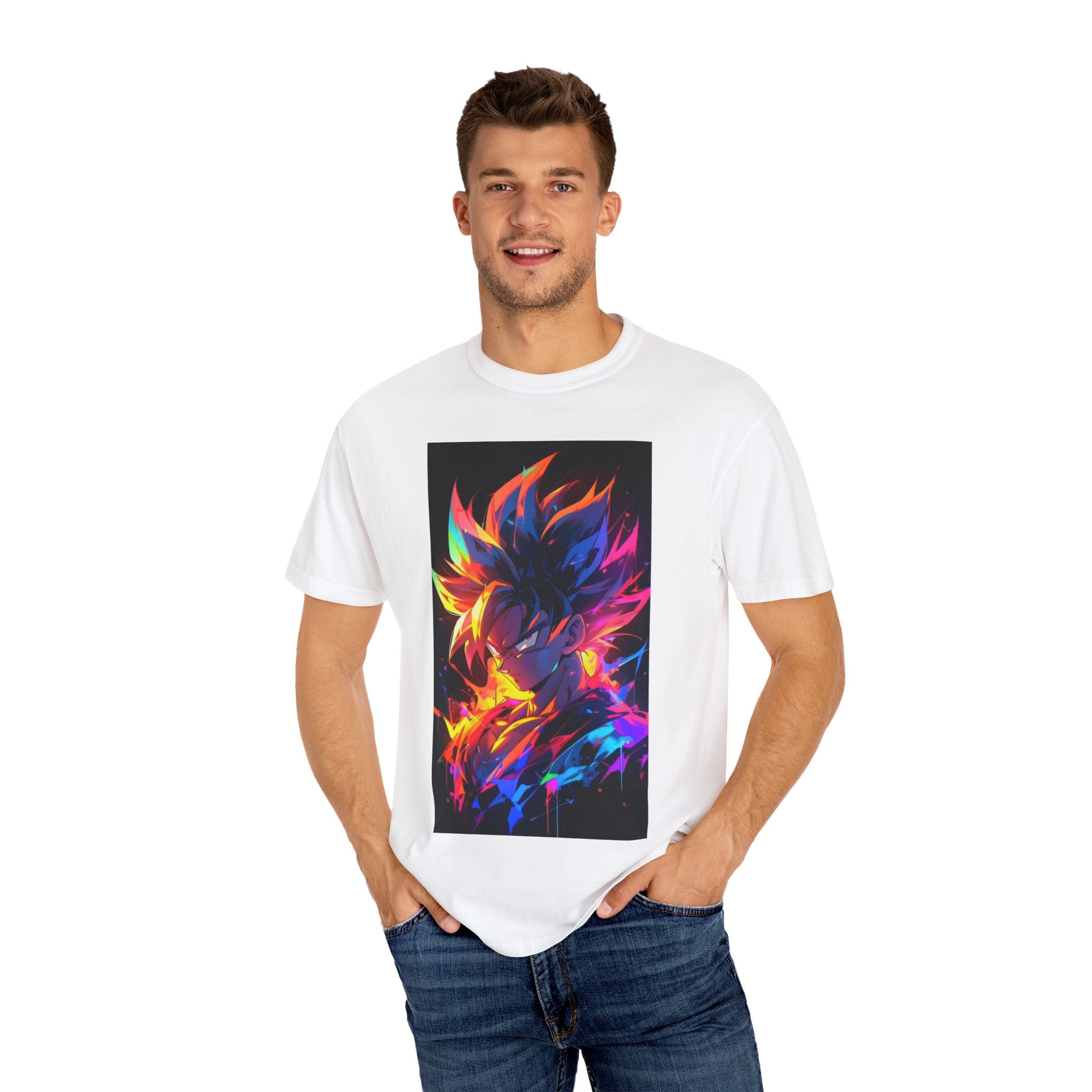 Vibrant Anime-Inspired Unisex T-shirt, Casual Wear, Gift for Fans, Comfortable Tee, Summer Fashion, Graphic Shirt