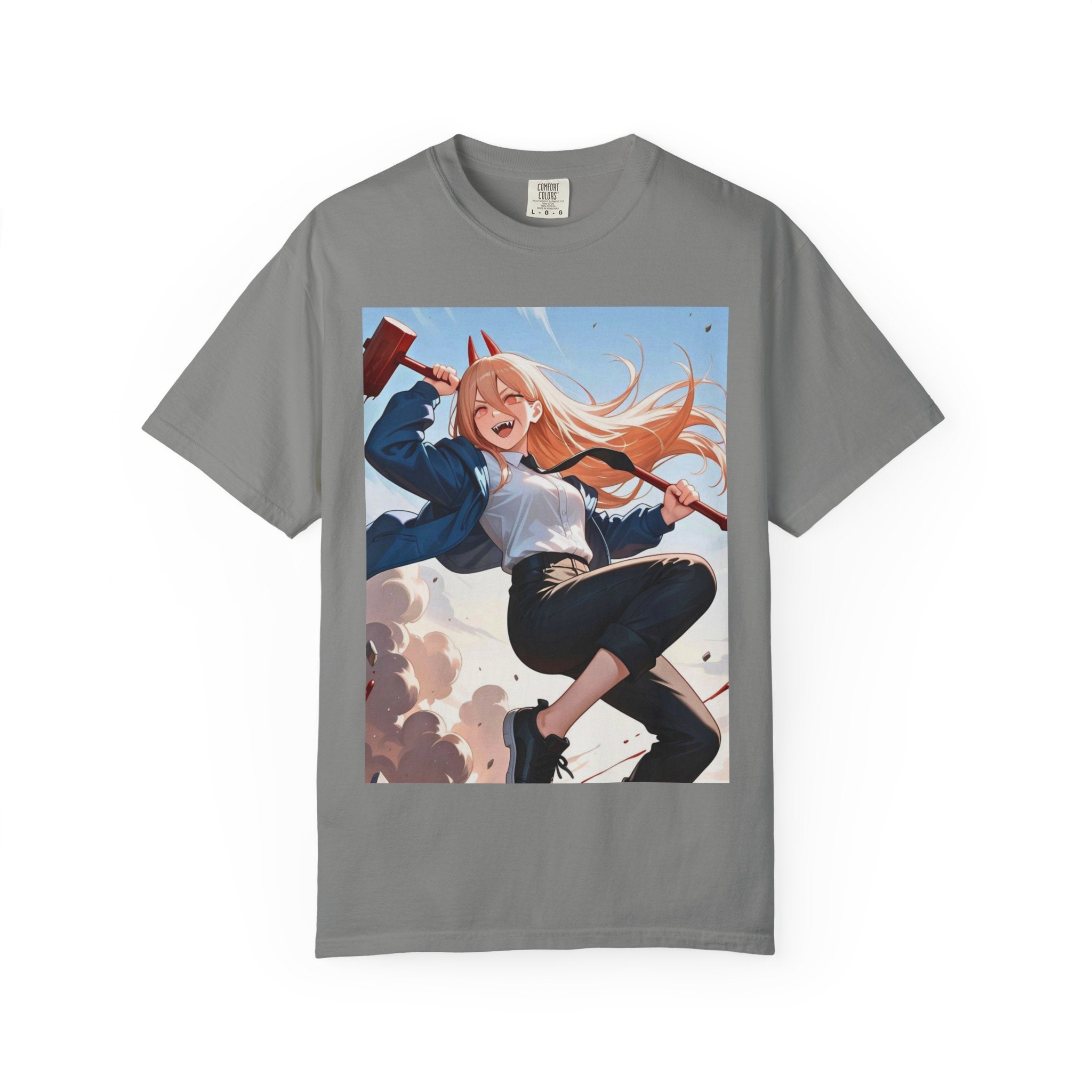 Energetic Anime T-Shirt, Vibrant Graphic Tee, Unisex Casual Wear, Gift for Fans, Fun Everyday Style