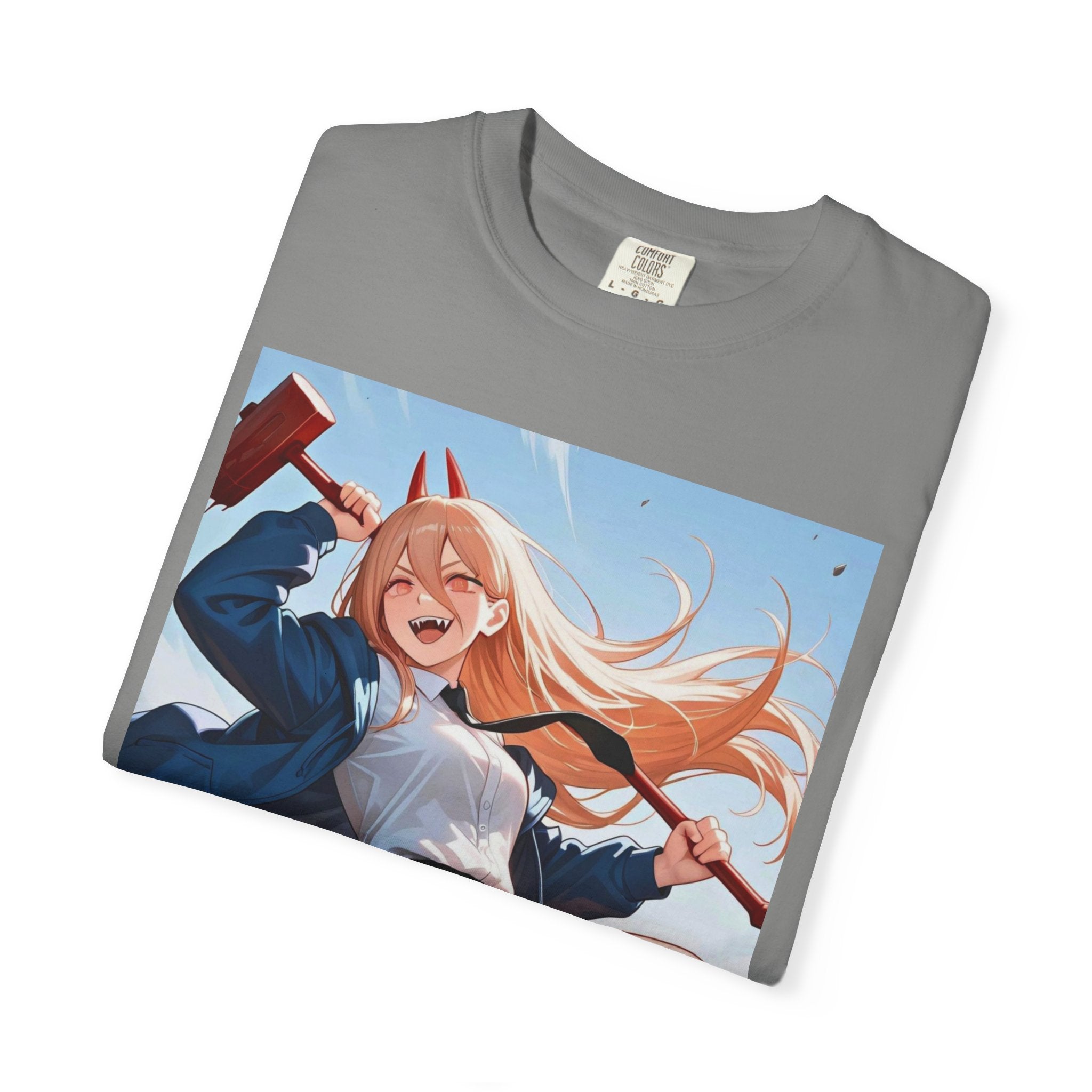 Energetic Anime T-Shirt, Vibrant Graphic Tee, Unisex Casual Wear, Gift for Fans, Fun Everyday Style