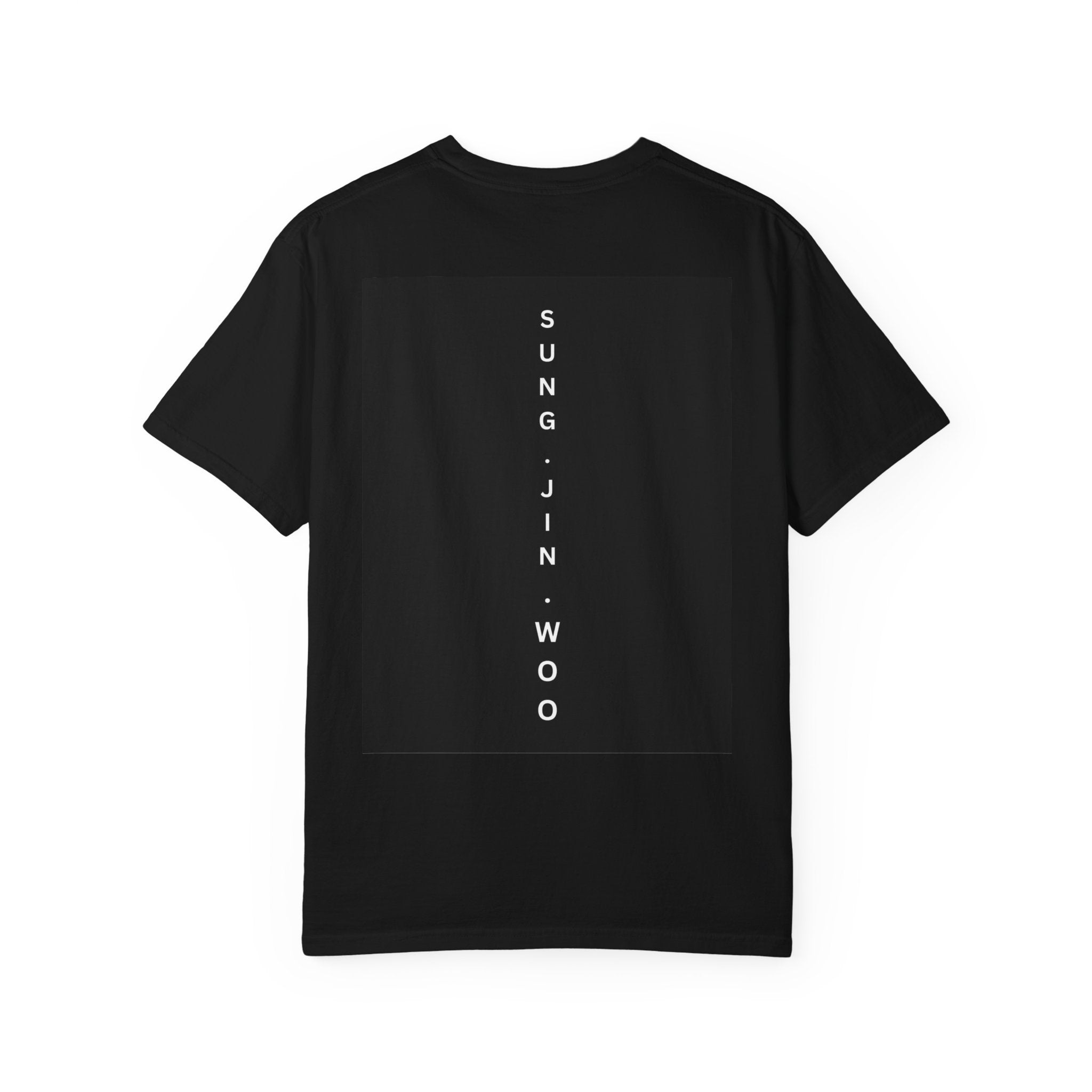 SOLO Sung Jin-Woo Unisex Garment-Dyed T-Shirt, Casual Tee, Gift for Fans, Trendy Streetwear, Anime Merchandise, Perfect for Any Occasion