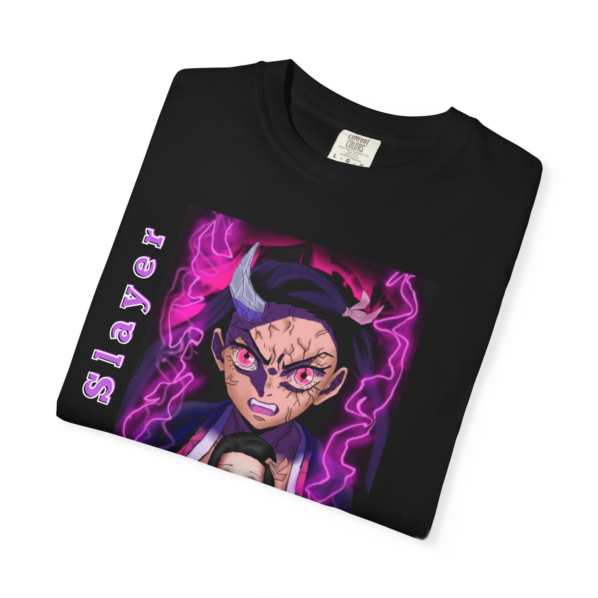 Demon Slayer Unisex Garment-Dyed T-Shirt | Anime Apparel, Cosplay, Gifts for Fans, Casual Wear, Festival Clothing